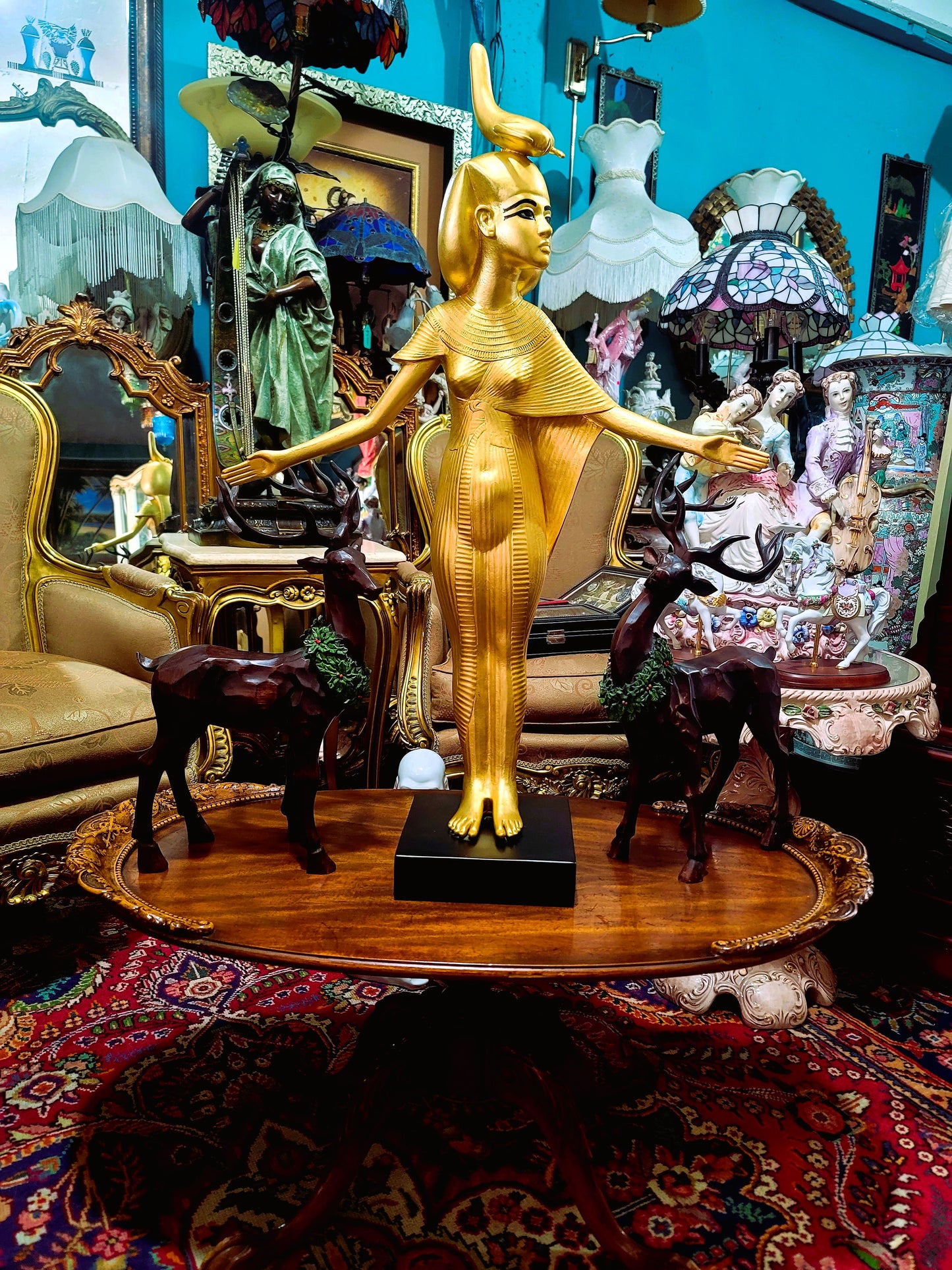 🔱Bronze Sculpture "Jeune Harpiste Arabique" by Louis Hottot - A Masterpiece for Sale🔱