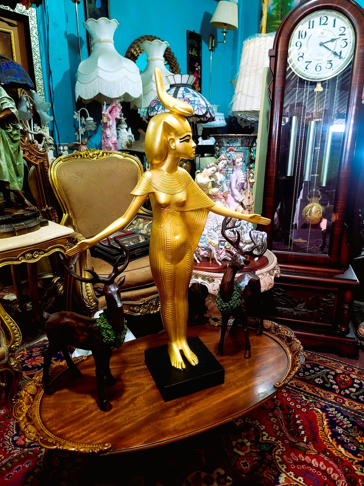 🔱Bronze Sculpture "Jeune Harpiste Arabique" by Louis Hottot - A Masterpiece for Sale🔱