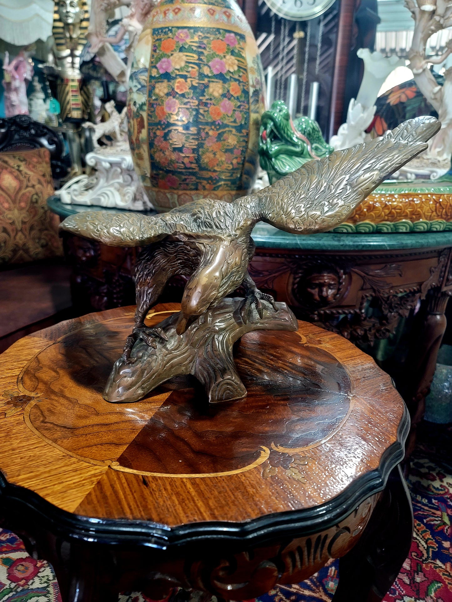 🦅Escultura de Aguila En Bronce – Belleza y Poder Atemporal🦅