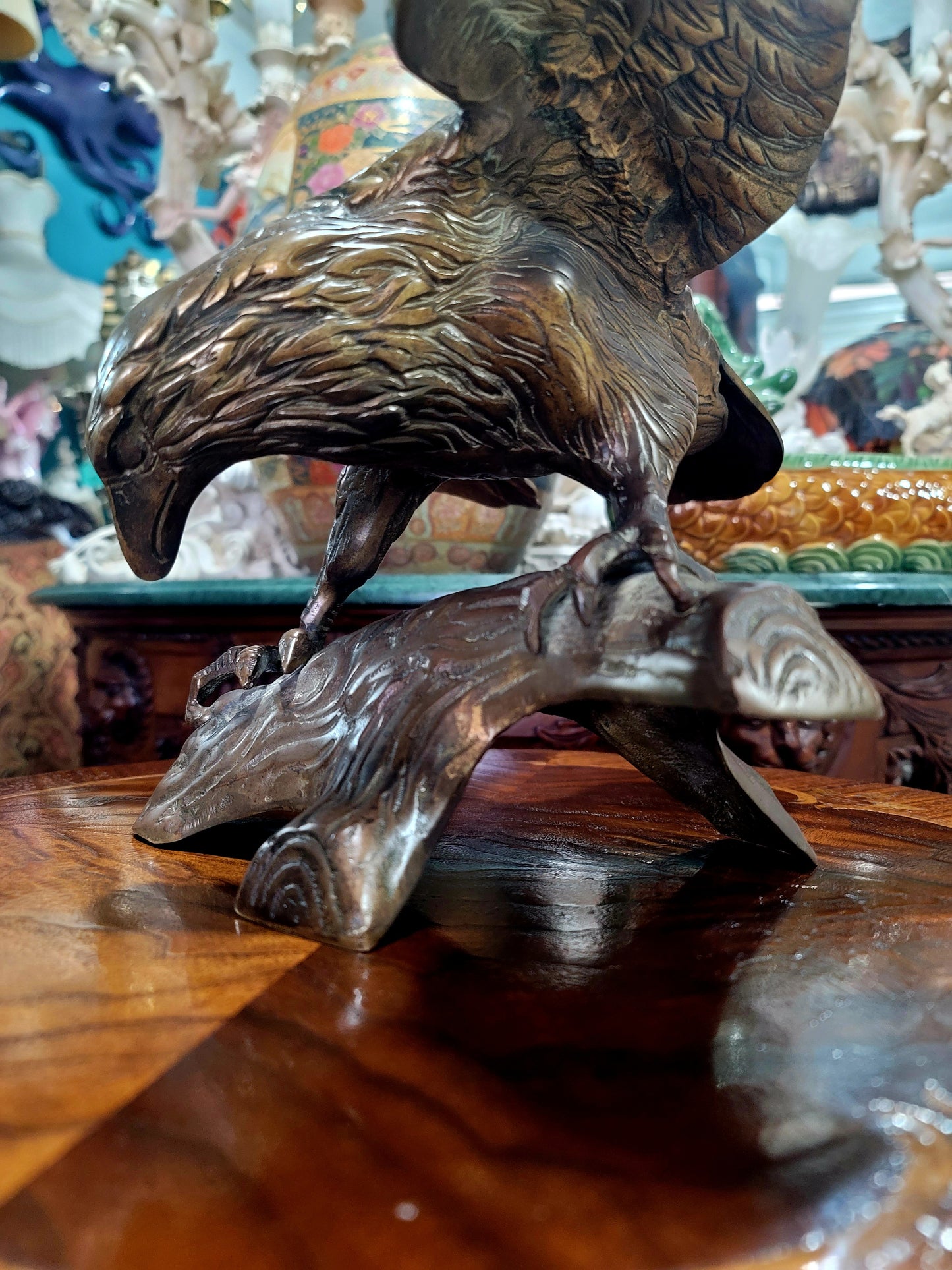 🦅Escultura de Aguila En Bronce – Belleza y Poder Atemporal🦅