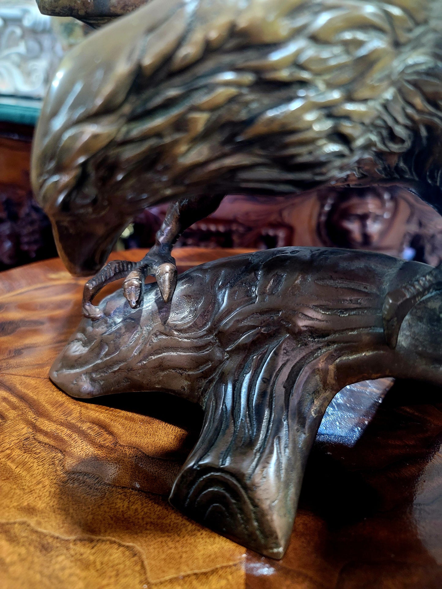 🦅Escultura de Aguila En Bronce – Belleza y Poder Atemporal🦅