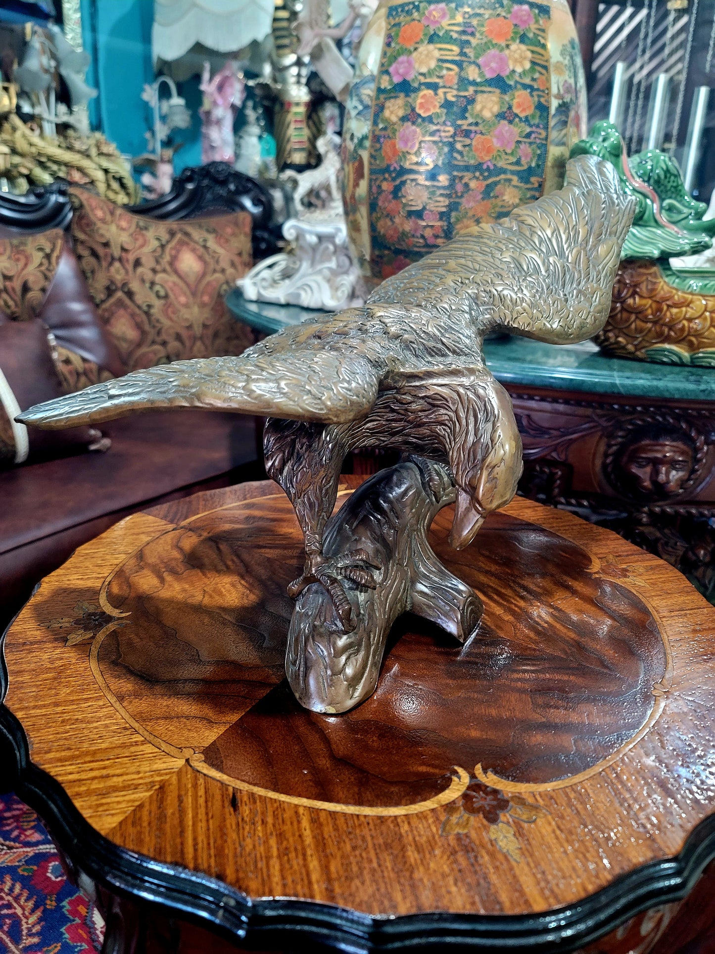 🦅Escultura de Aguila En Bronce – Belleza y Poder Atemporal🦅