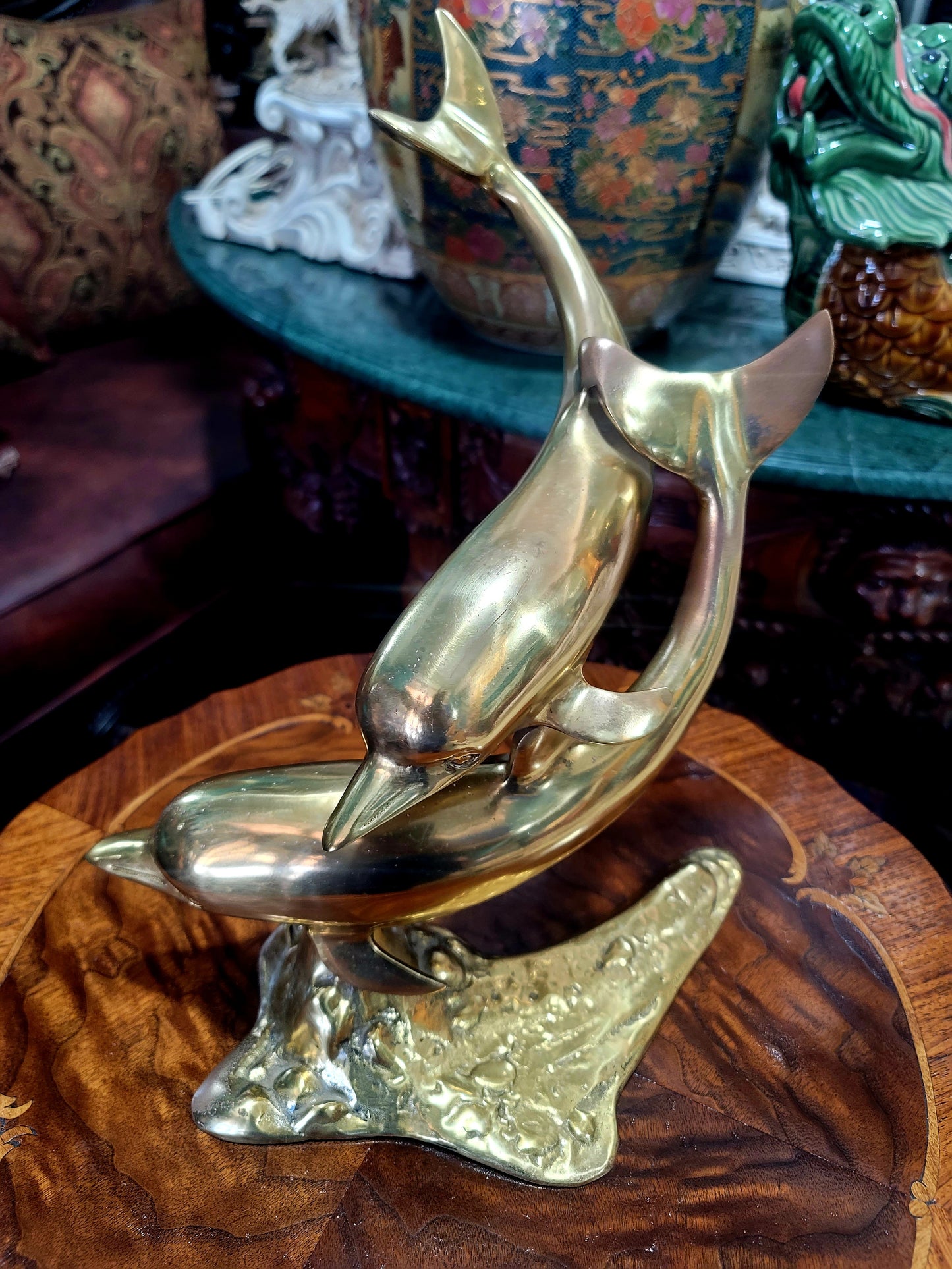 🦅 Bronze Sculpture of an Eagle in Flight with a Globe for Sale 🦅