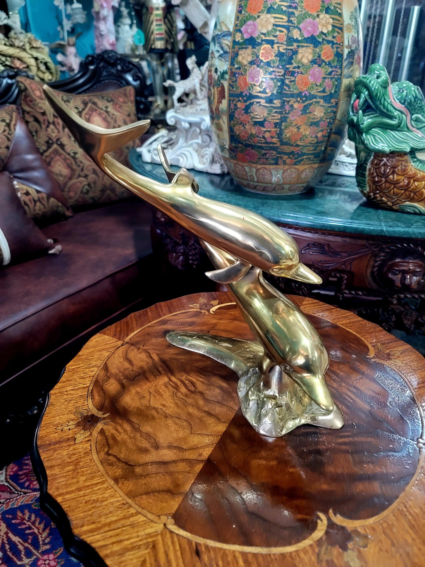 🦅 Bronze Sculpture of an Eagle in Flight with a Globe for Sale 🦅