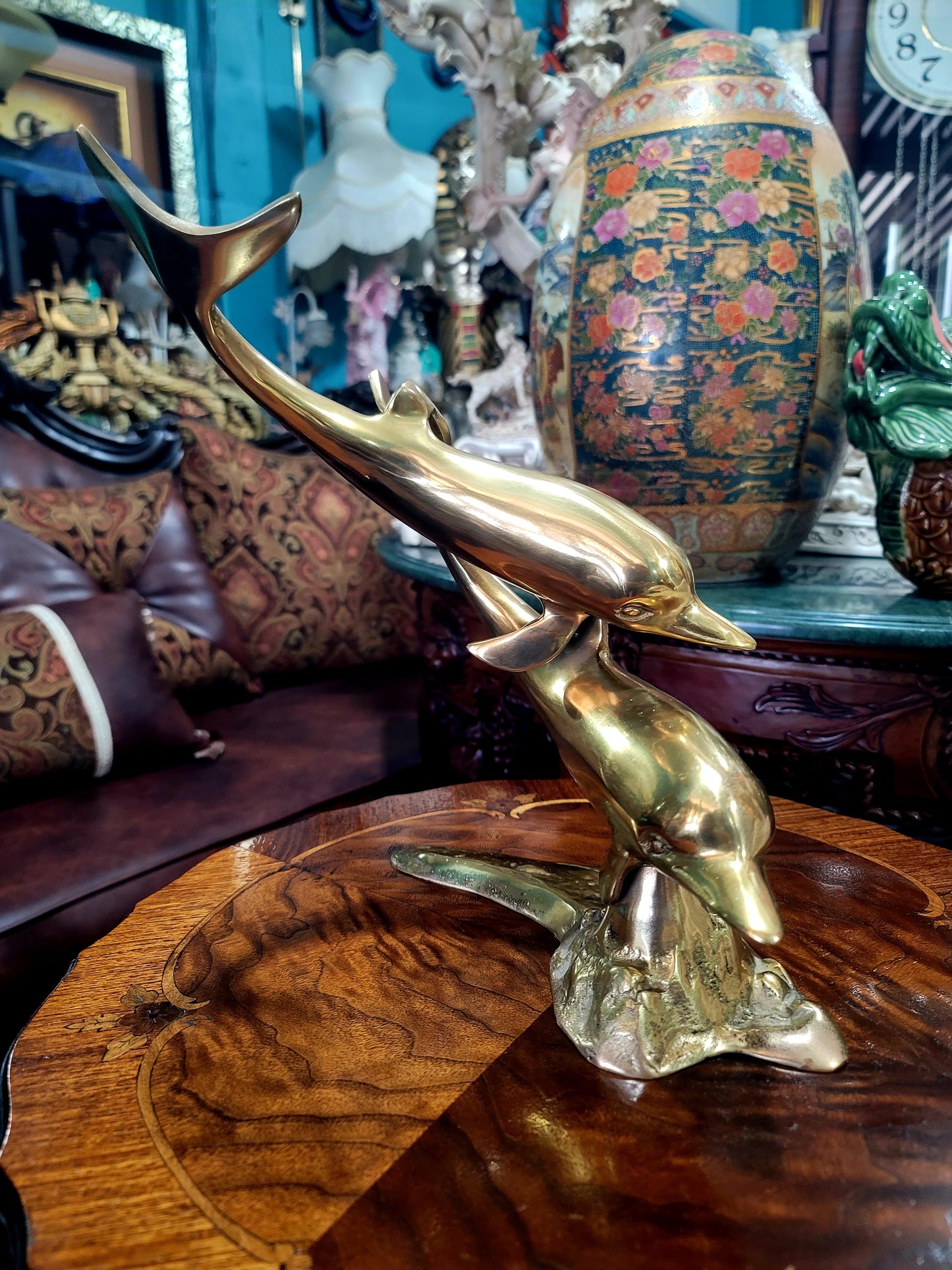 🦅 Bronze Sculpture of an Eagle in Flight with a Globe for Sale 🦅