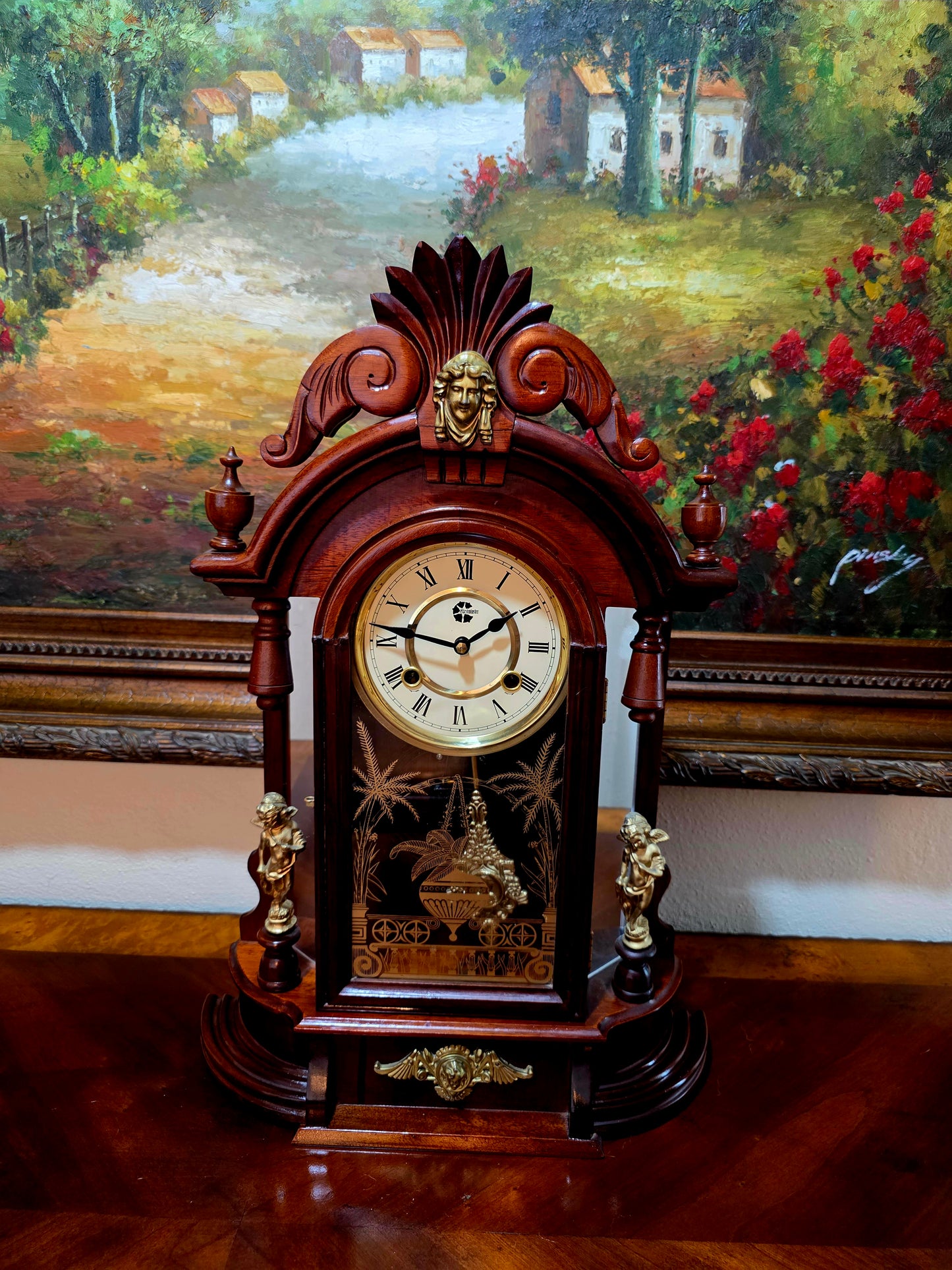 🕰️ Reloj Mecánico Westminster – Elegancia Atemporal en Rosarito Antiques 🕰️