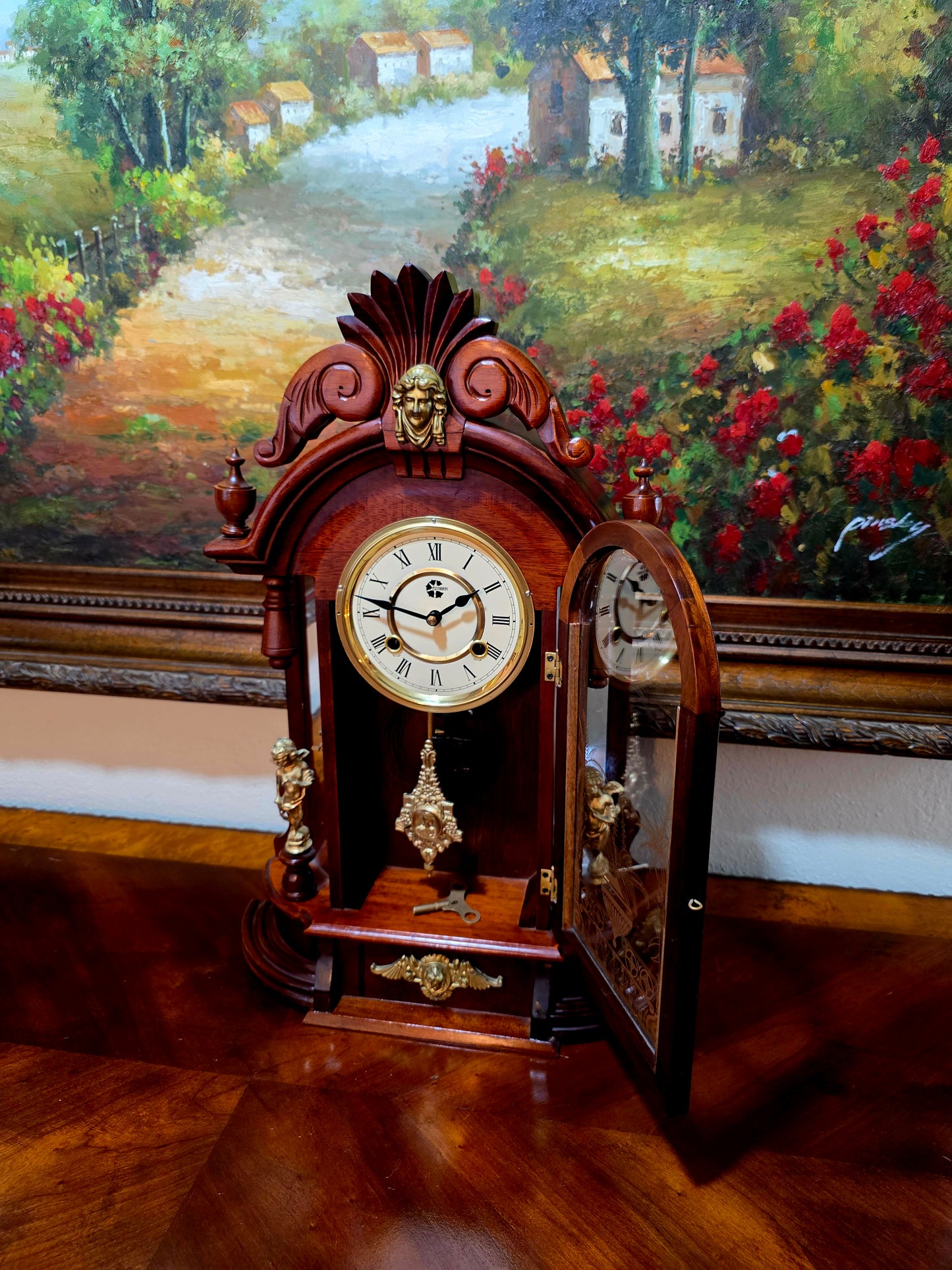 🕰️ Reloj Mecánico Westminster – Elegancia Atemporal en Rosarito Antiques 🕰️