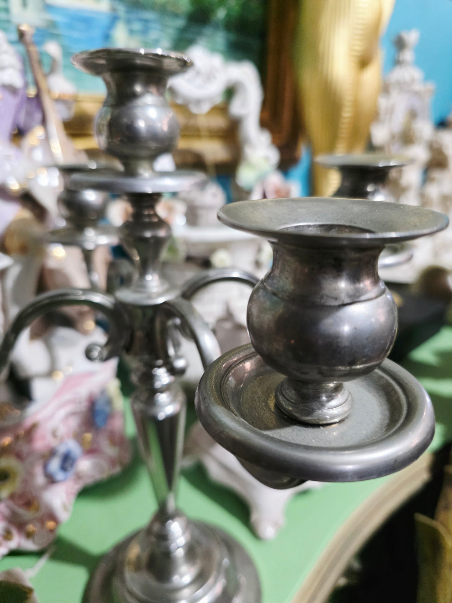 🔥🕯️🔥Candelabro de Acero Inoxidable — Diseño Clásico con Brillo Contemporáneo 🔥🕯️🔥