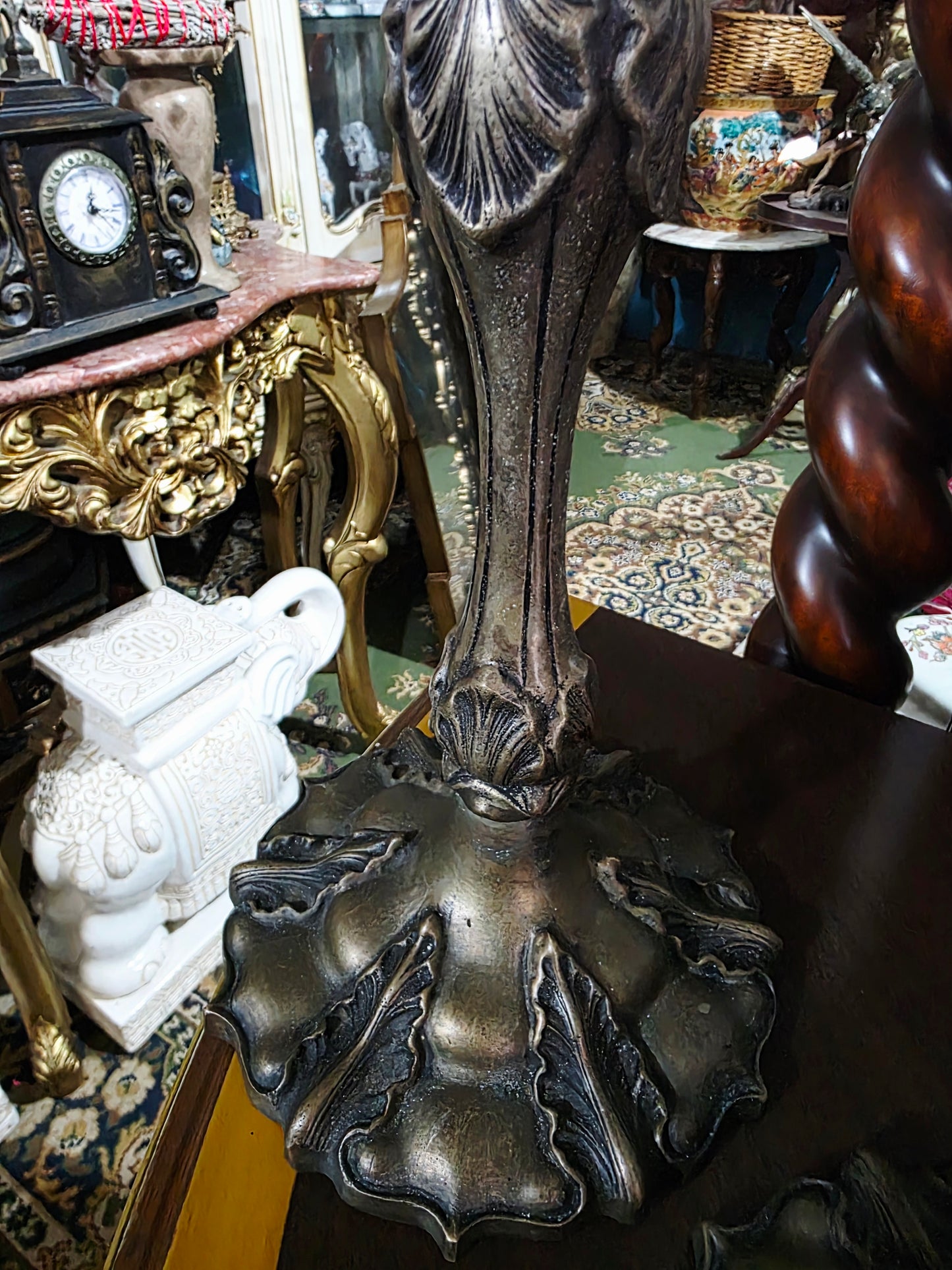 🔥🕯️🔥 Par de Candelabros Antiguos en Bronce 🔥🕯️🔥