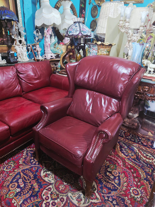 ✨🛋️Sillon Reclinable de Piel – Elegancia Clásica y Confort Atemporal 🛋️✨