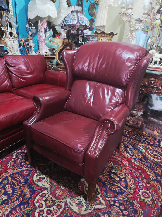 ✨🛋️Sillon Reclinable de Piel – Elegancia Clásica y Confort Atemporal 🛋️✨