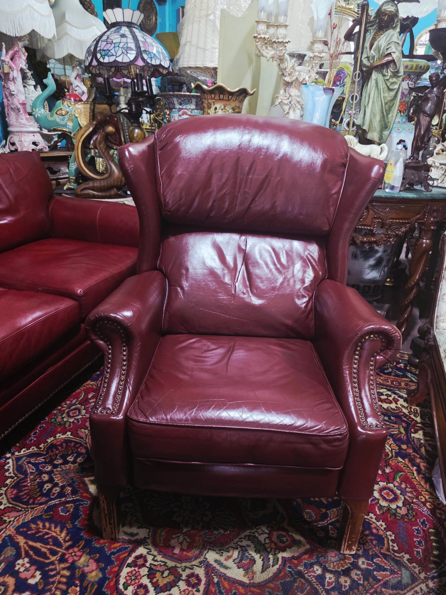 ✨🛋️Sillon Reclinable de Piel – Elegancia Clásica y Confort Atemporal 🛋️✨