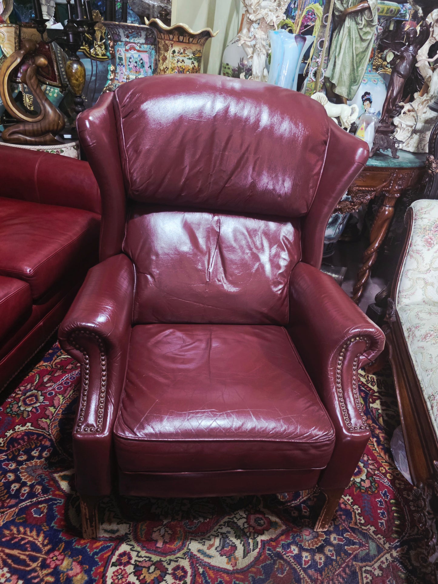 ✨🛋️Sillon Reclinable de Piel – Elegancia Clásica y Confort Atemporal 🛋️✨