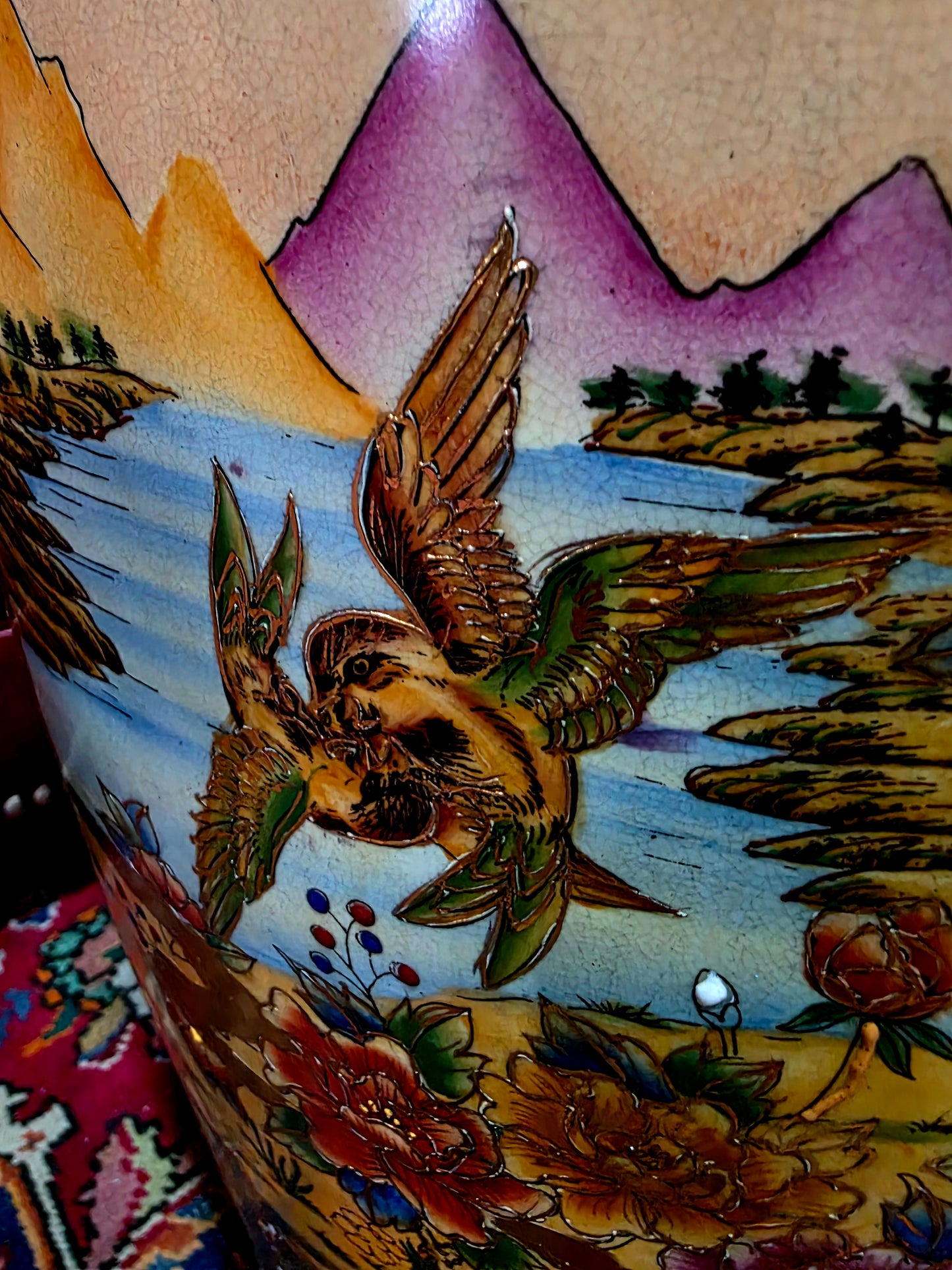 🎎🏮 🇨🇳 Jarron Imperial Satsuma – Arte Cerámico de Gran Escala🏮🎎🇨🇳