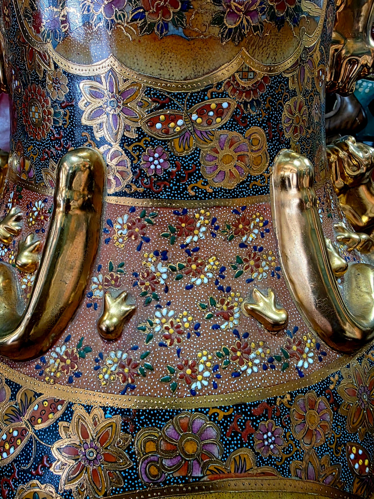 🎎🏮 🇨🇳 Jarron Imperial Satsuma – Arte Cerámico de Gran Escala🏮🎎🇨🇳