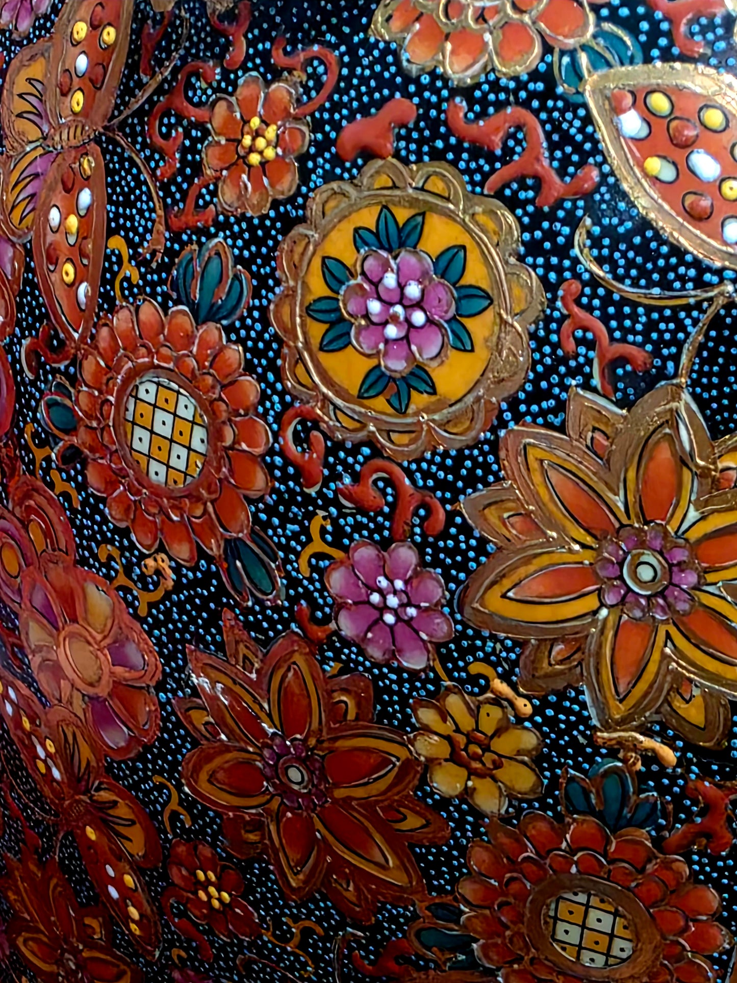 🎎🏮 🇨🇳 Jarron Imperial Satsuma – Arte Cerámico de Gran Escala🏮🎎🇨🇳