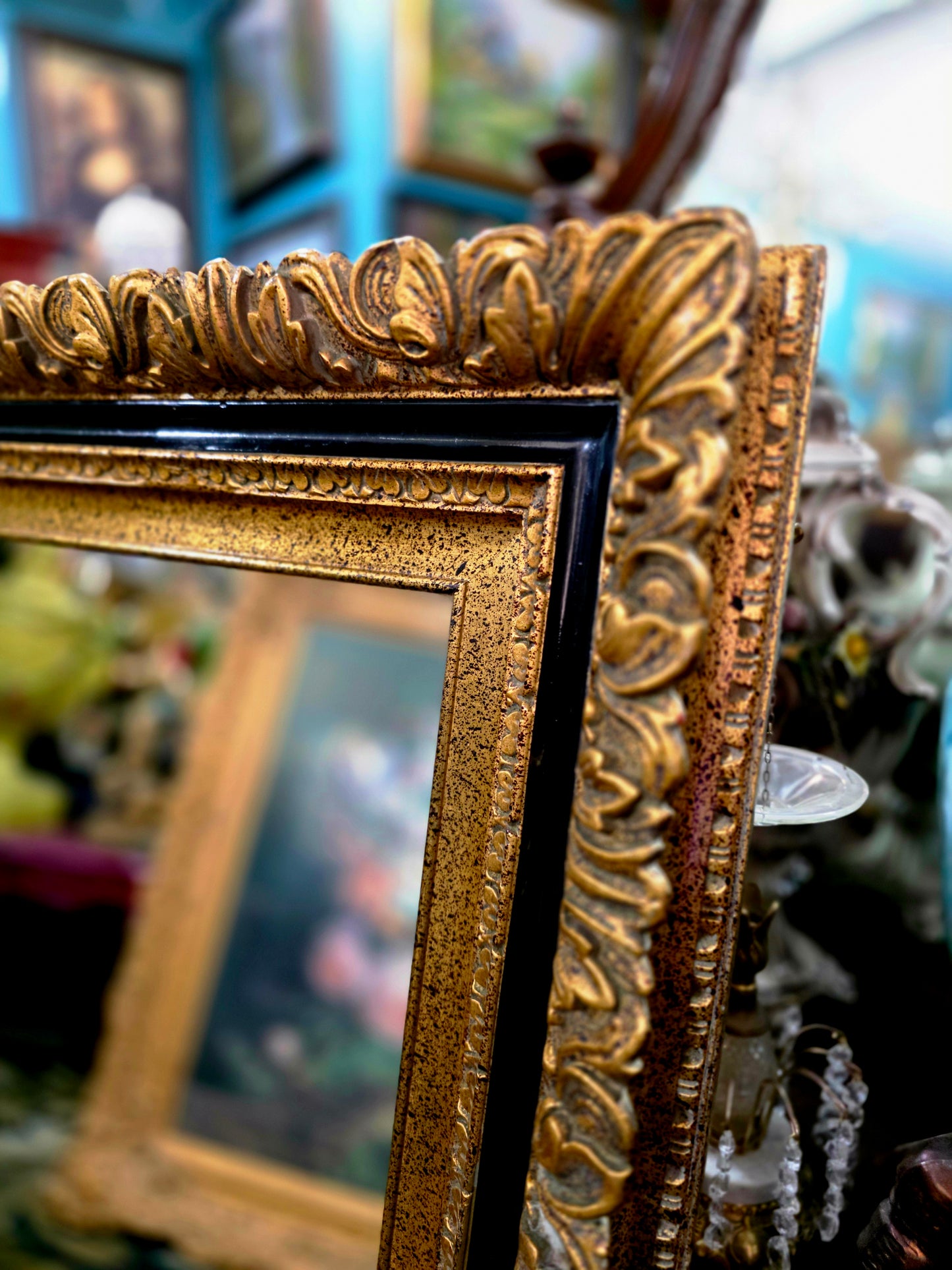 🪞🎗️ Espejo Clasico de Gran Formato – Elegancia Dorada que Enaltece el Espacio🎗️🪞