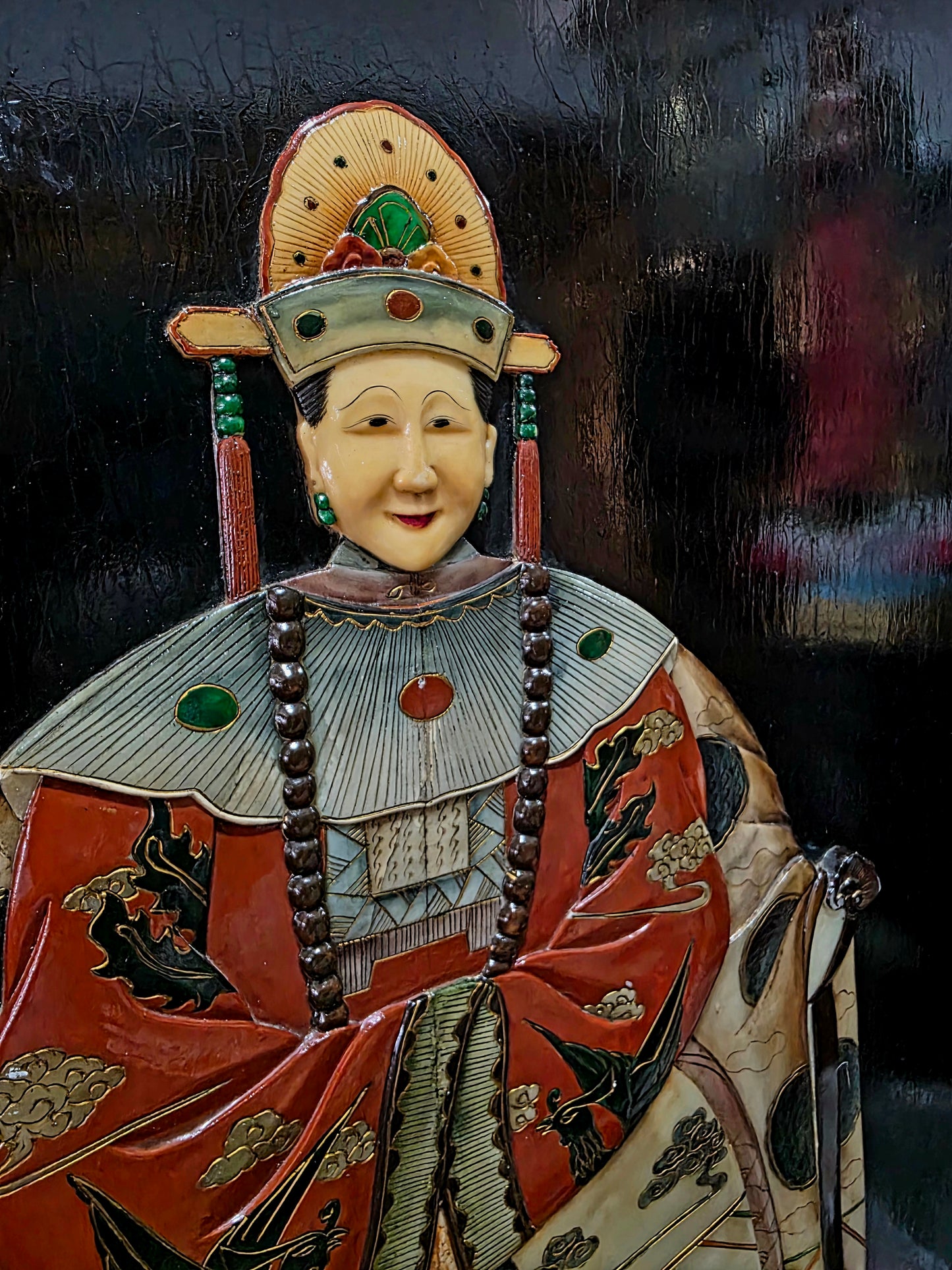 🇨🇳 Cuadros De Emperador Y Emperatriz elaborados en Jade: Retratos Imperiales Chinos 🇨🇳