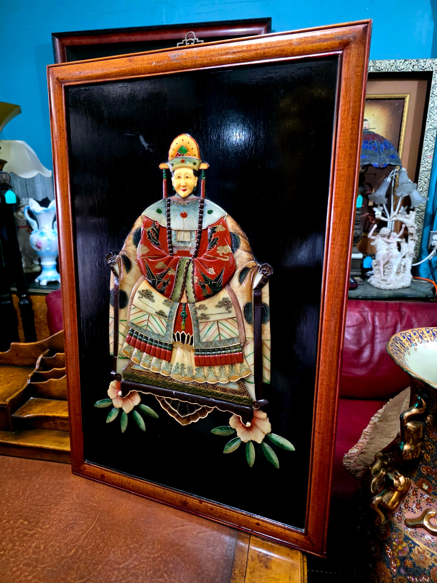 🇨🇳 Cuadros De Emperador Y Emperatriz elaborados en Jade: Retratos Imperiales Chinos 🇨🇳