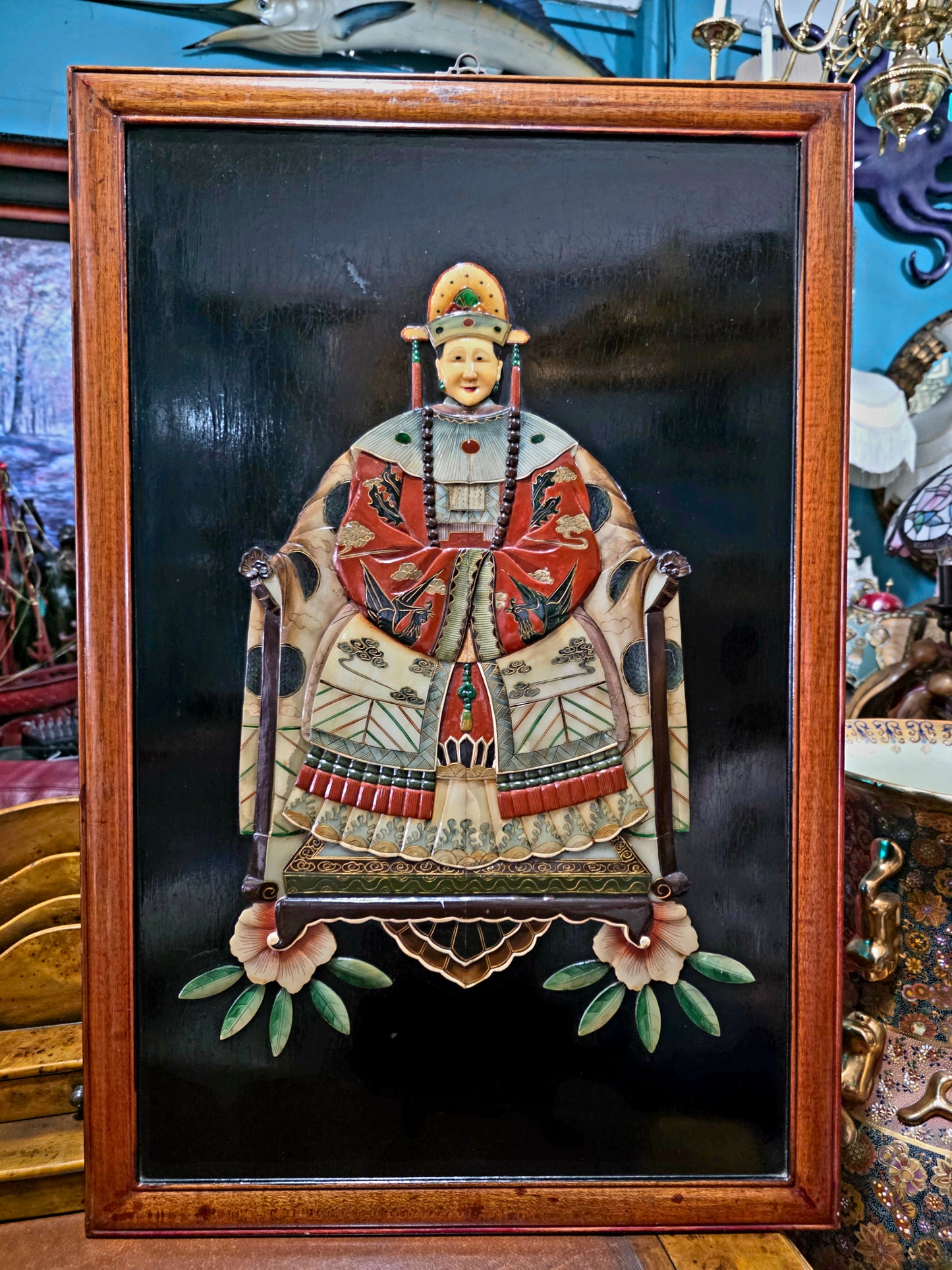 🇨🇳 Cuadros De Emperador Y Emperatriz elaborados en Jade: Retratos Imperiales Chinos 🇨🇳