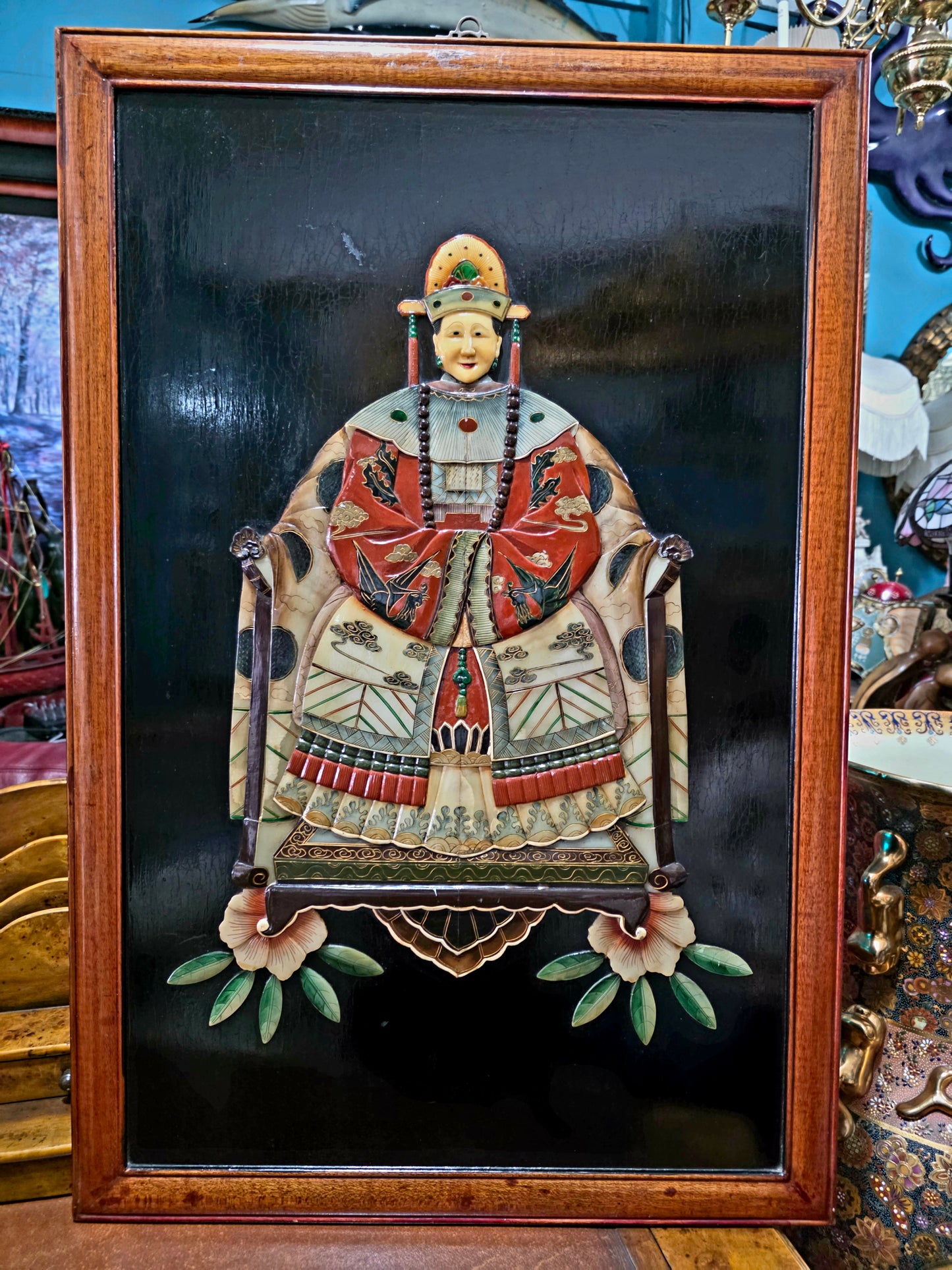 🇨🇳 Cuadros De Emperador Y Emperatriz elaborados en Jade: Retratos Imperiales Chinos 🇨🇳