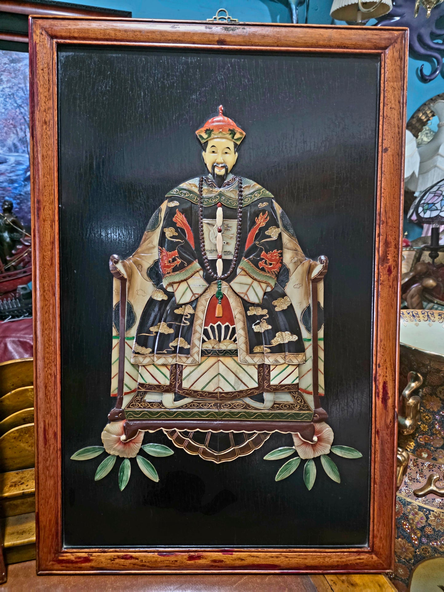 🇨🇳 Cuadros De Emperador Y Emperatriz elaborados en Jade: Retratos Imperiales Chinos 🇨🇳