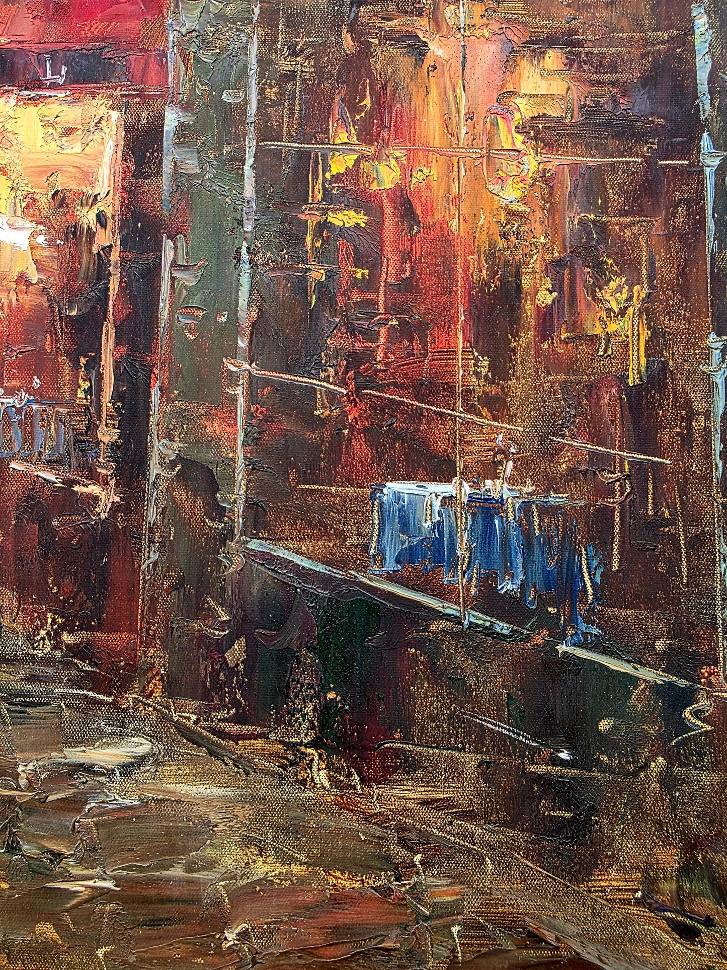 🌺🎨 Escena de cafe parisino en tonos calidos y romanticos🖌️🎨