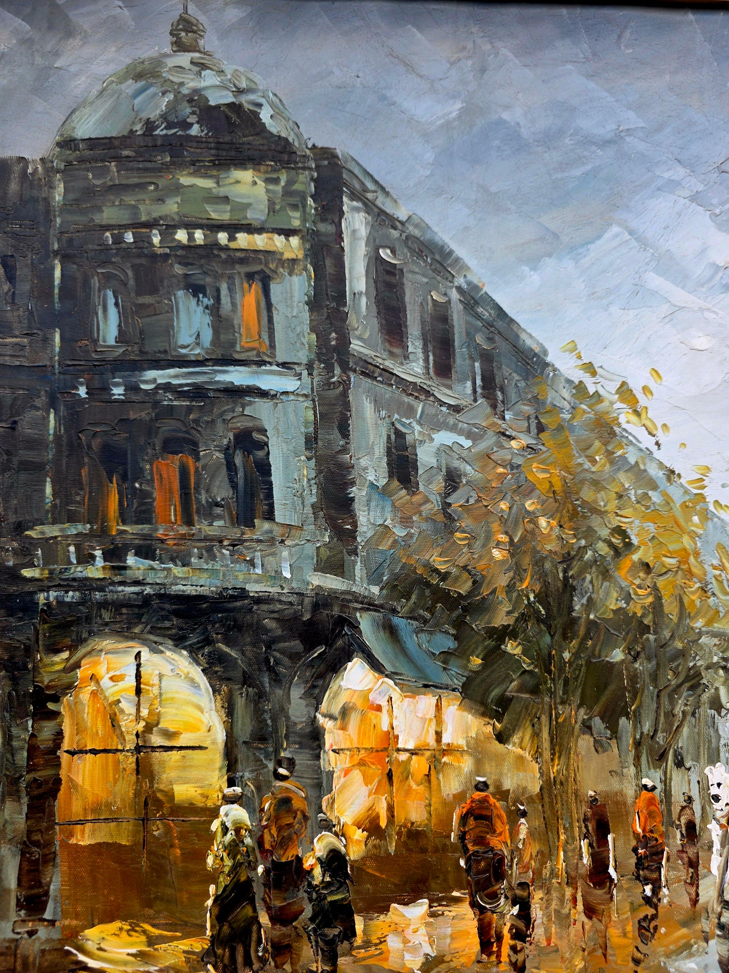 🌺🎨 Escena Urbana Europea en Técnica Impresionista🖌️🎨