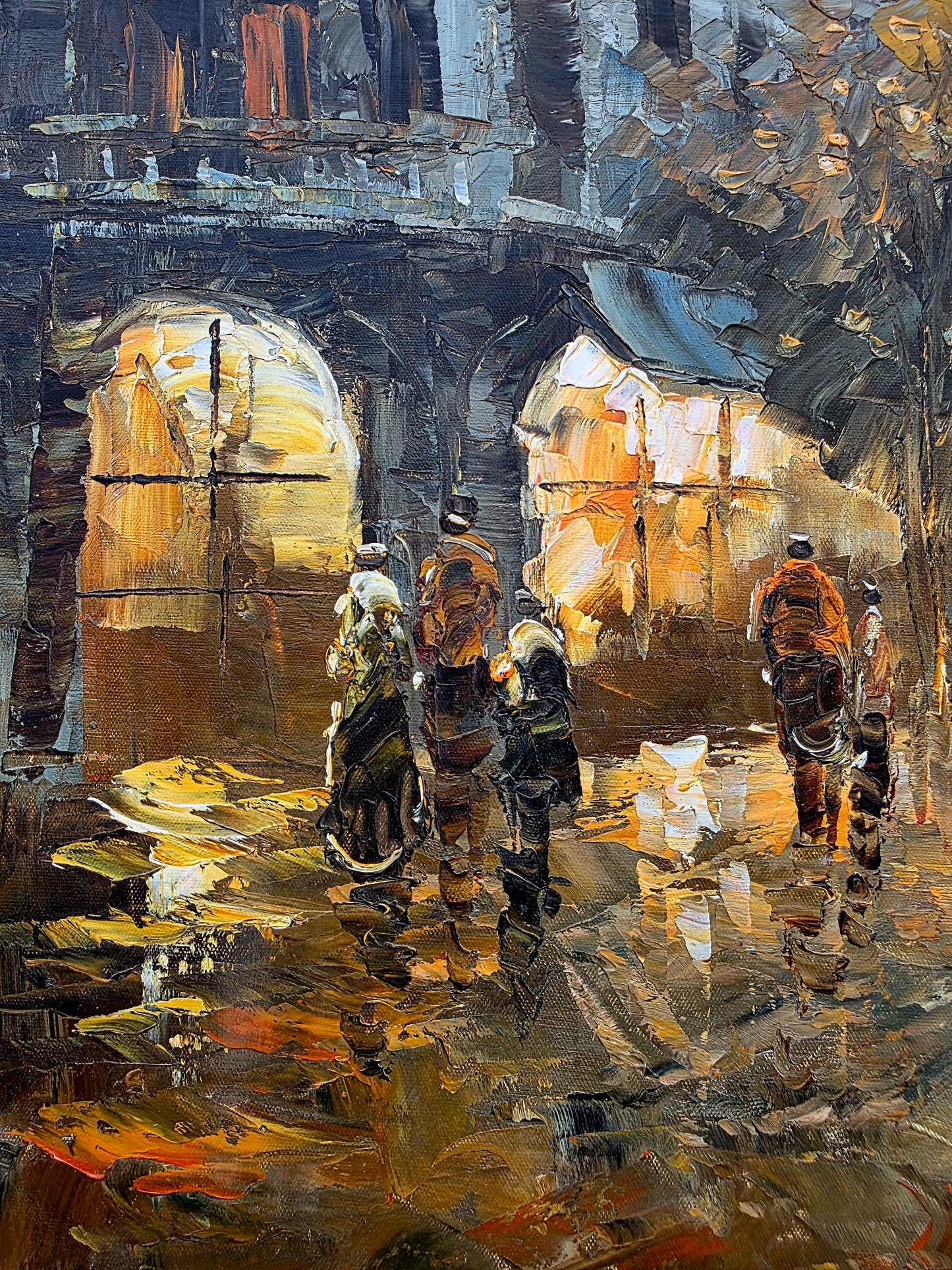 🌺🎨 Escena Urbana Europea en Técnica Impresionista🖌️🎨