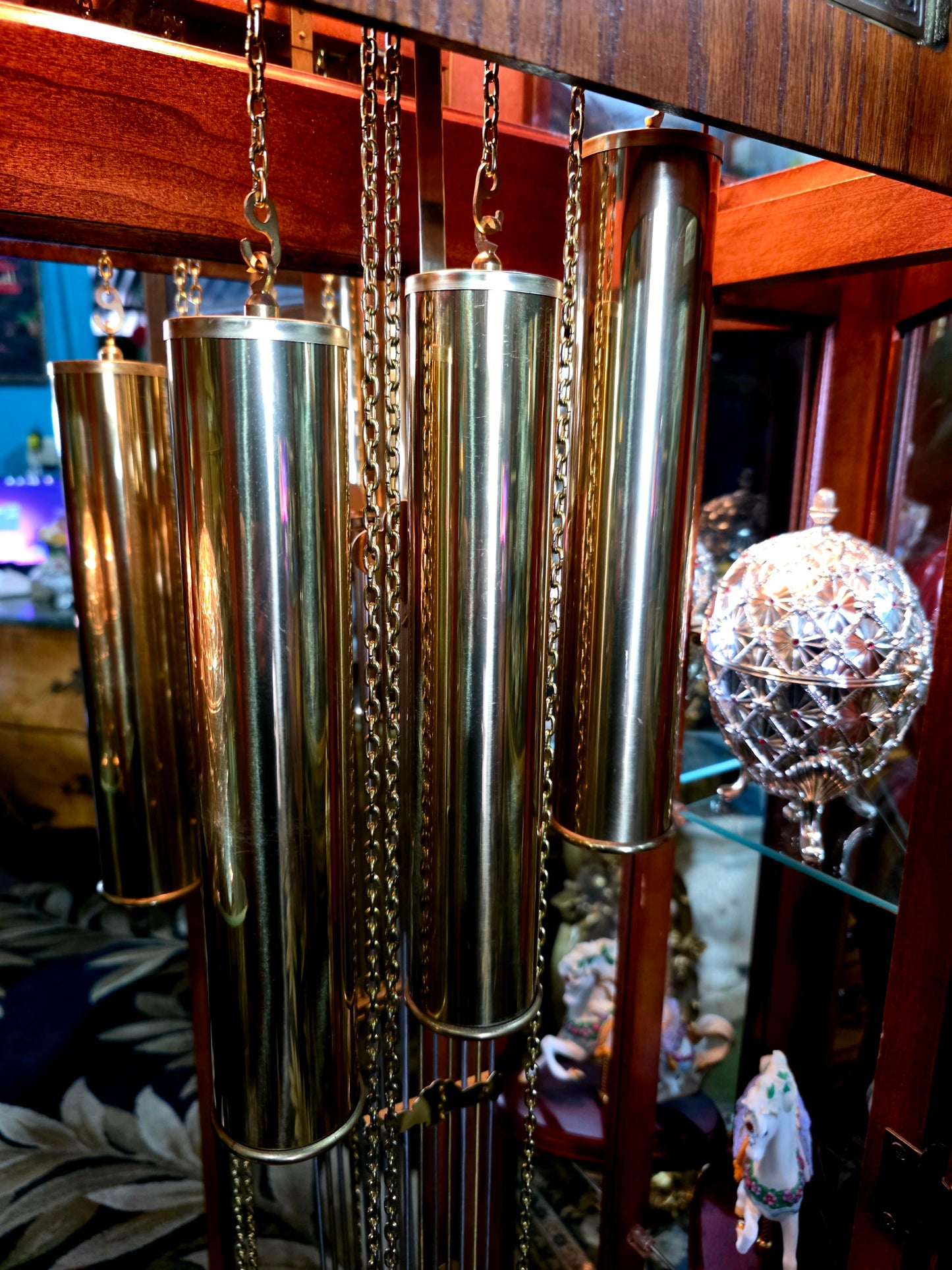 🕰️ Reloj de pie Ridgeway con placa grabada “LACAYO” — Elegancia atemporal y presencia majestuosa 🇺🇸✨