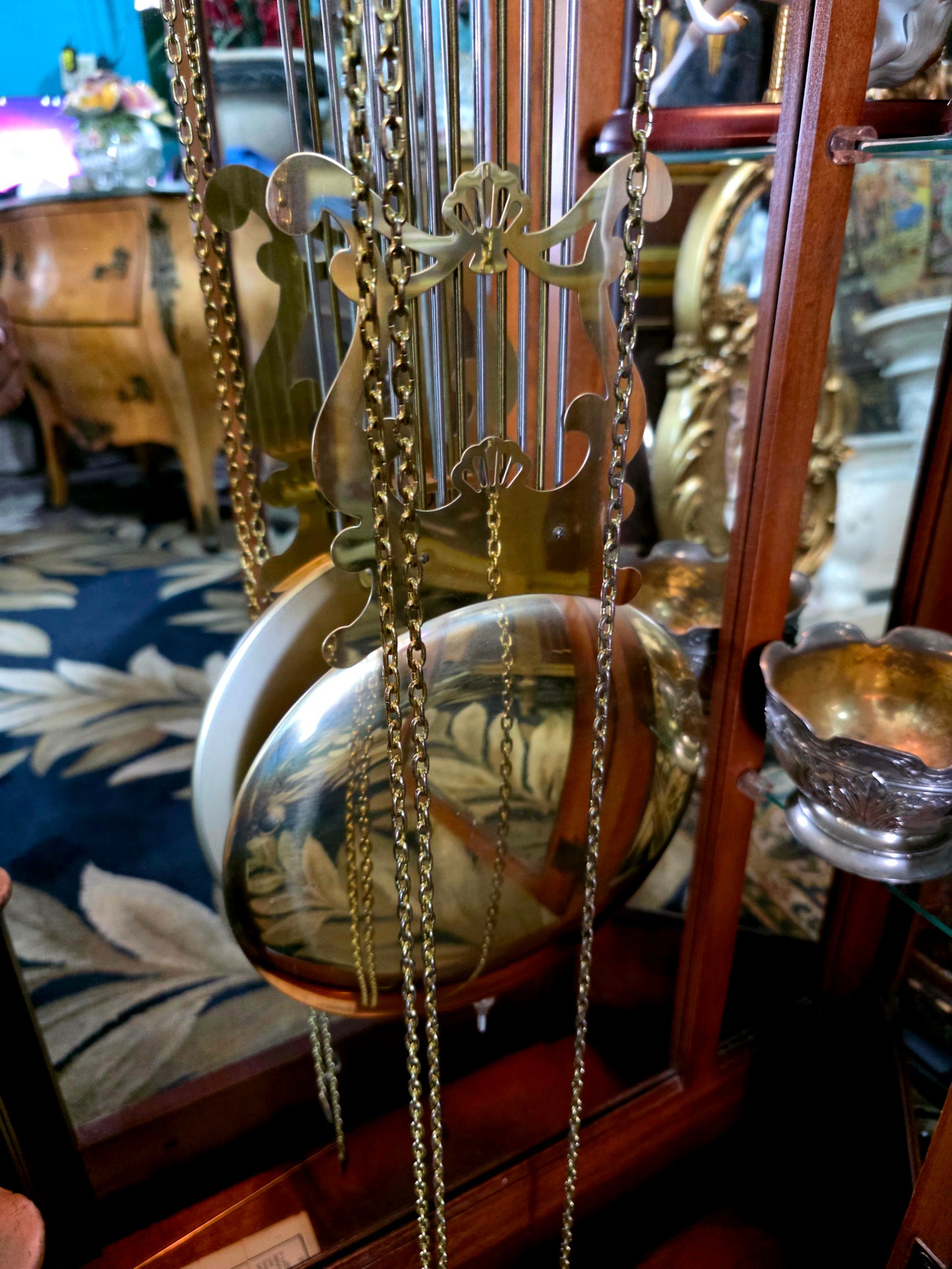 🕰️ Reloj de pie Ridgeway con placa grabada “LACAYO” — Elegancia atemporal y presencia majestuosa 🇺🇸✨