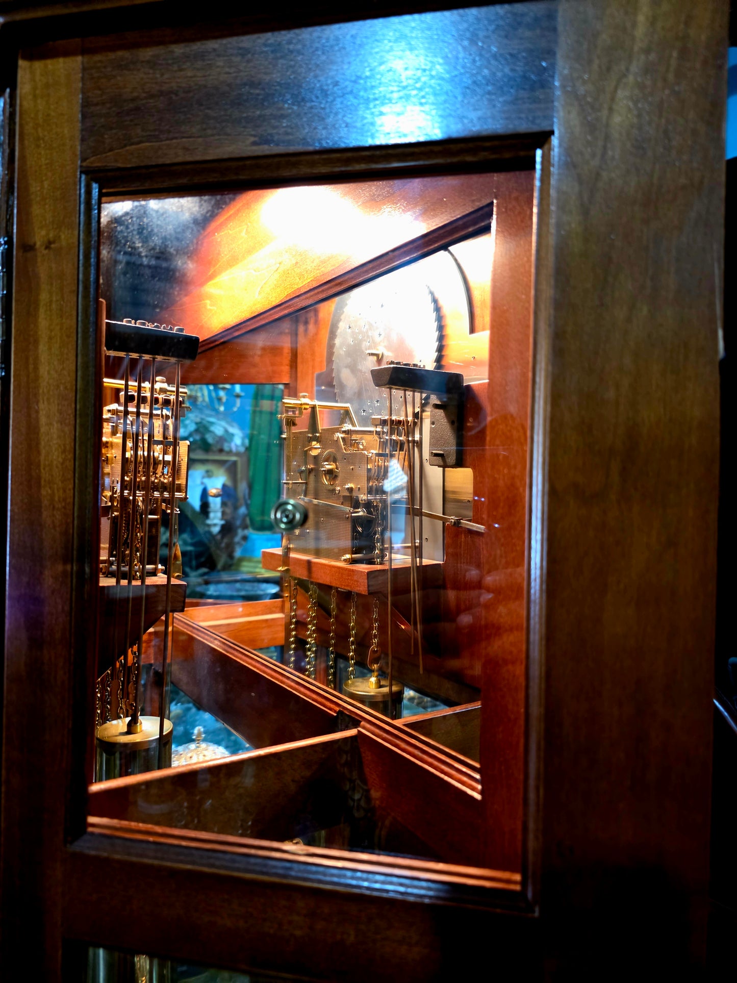 🕰️ Reloj de pie Ridgeway con placa grabada “LACAYO” — Elegancia atemporal y presencia majestuosa 🇺🇸✨