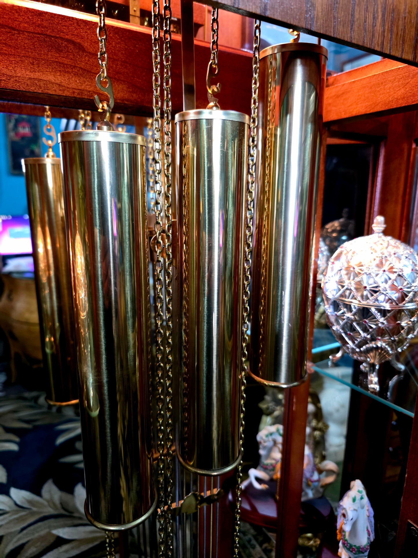 🕰️ Reloj de pie Ridgeway con placa grabada “LACAYO” — Elegancia atemporal y presencia majestuosa 🇺🇸✨