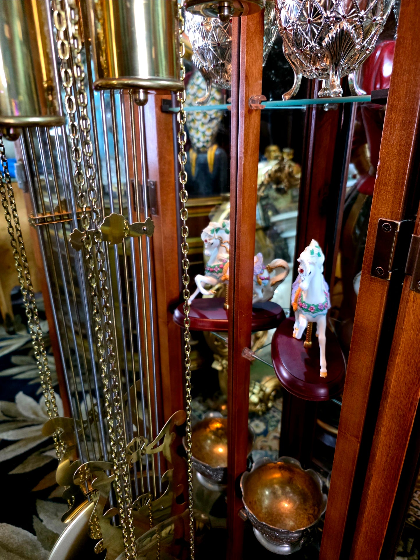 🕰️ Reloj de pie Ridgeway con placa grabada “LACAYO” — Elegancia atemporal y presencia majestuosa 🇺🇸✨