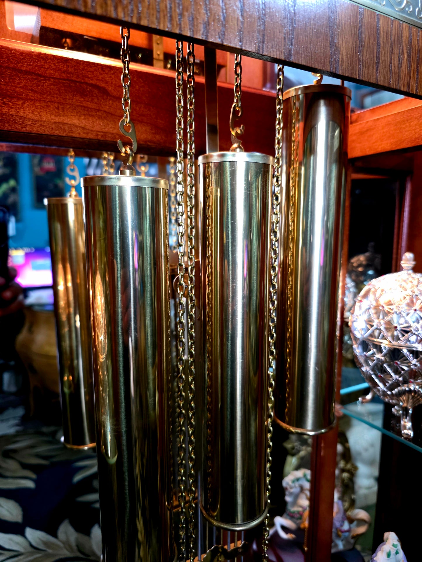 🕰️ Reloj de pie Ridgeway con placa grabada “LACAYO” — Elegancia atemporal y presencia majestuosa 🇺🇸✨