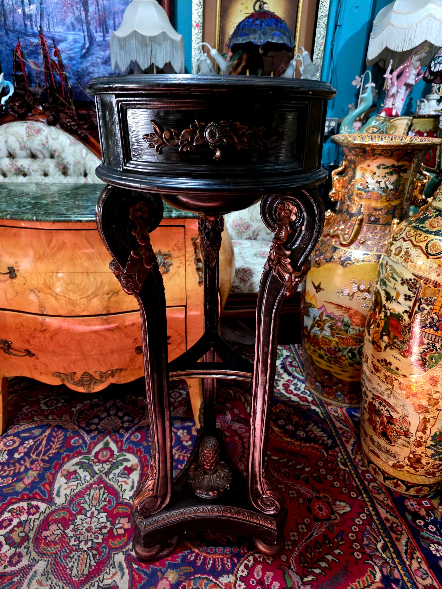 ✨Pedestal de Madera con Cajón Integrado✨