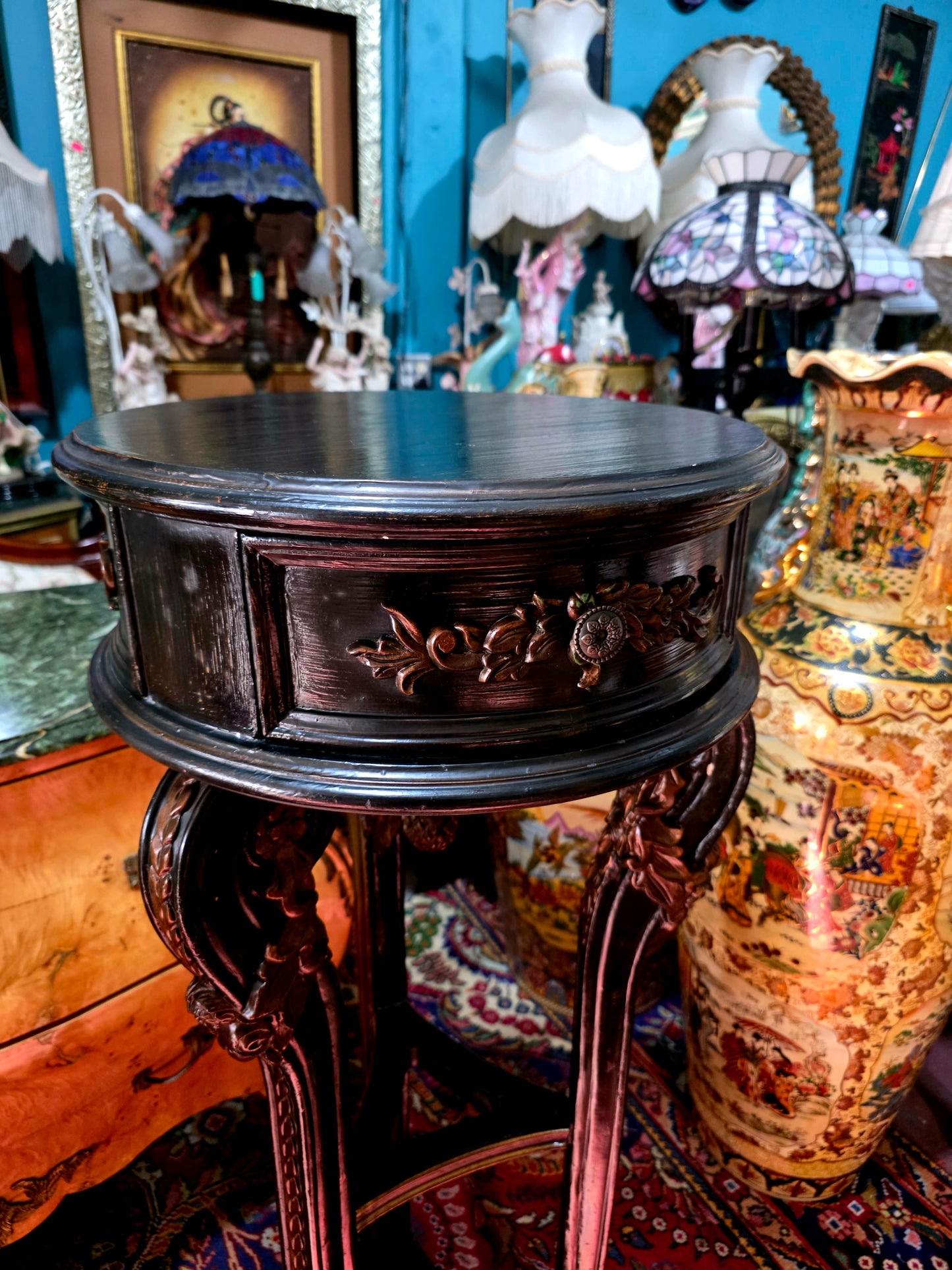 ✨Pedestal de Madera con Cajón Integrado✨