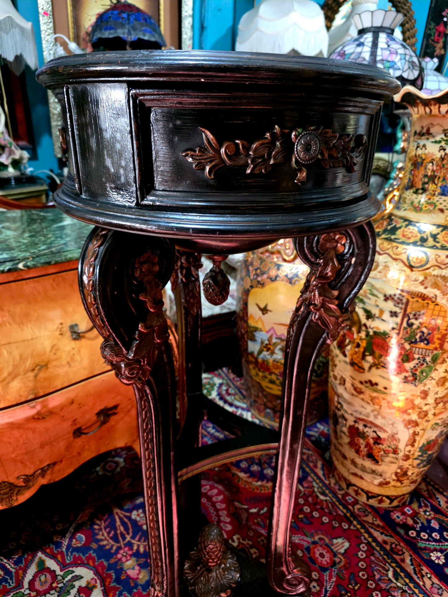 ✨Pedestal de Madera con Cajón Integrado✨