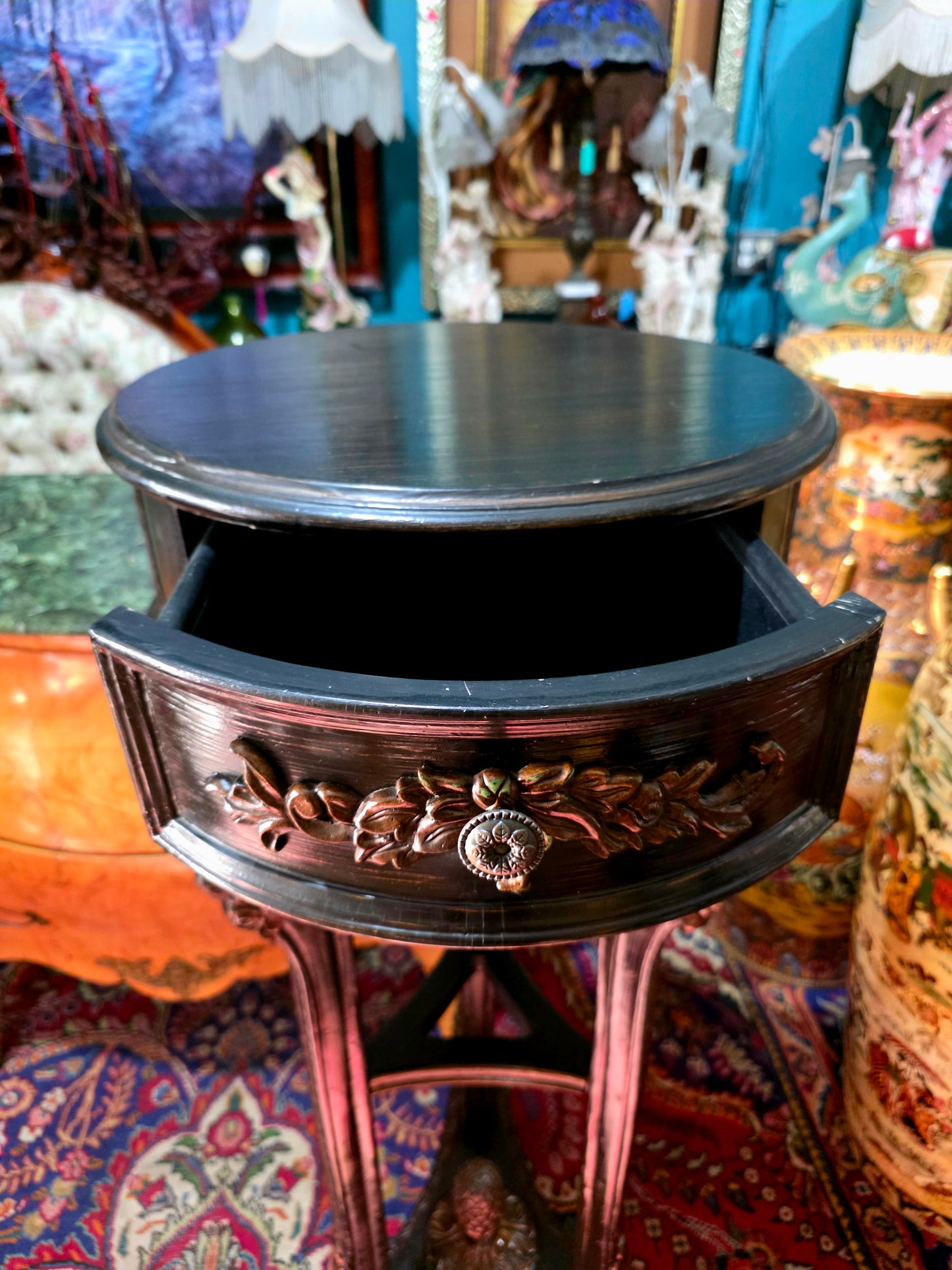 ✨Pedestal de Madera con Cajón Integrado✨