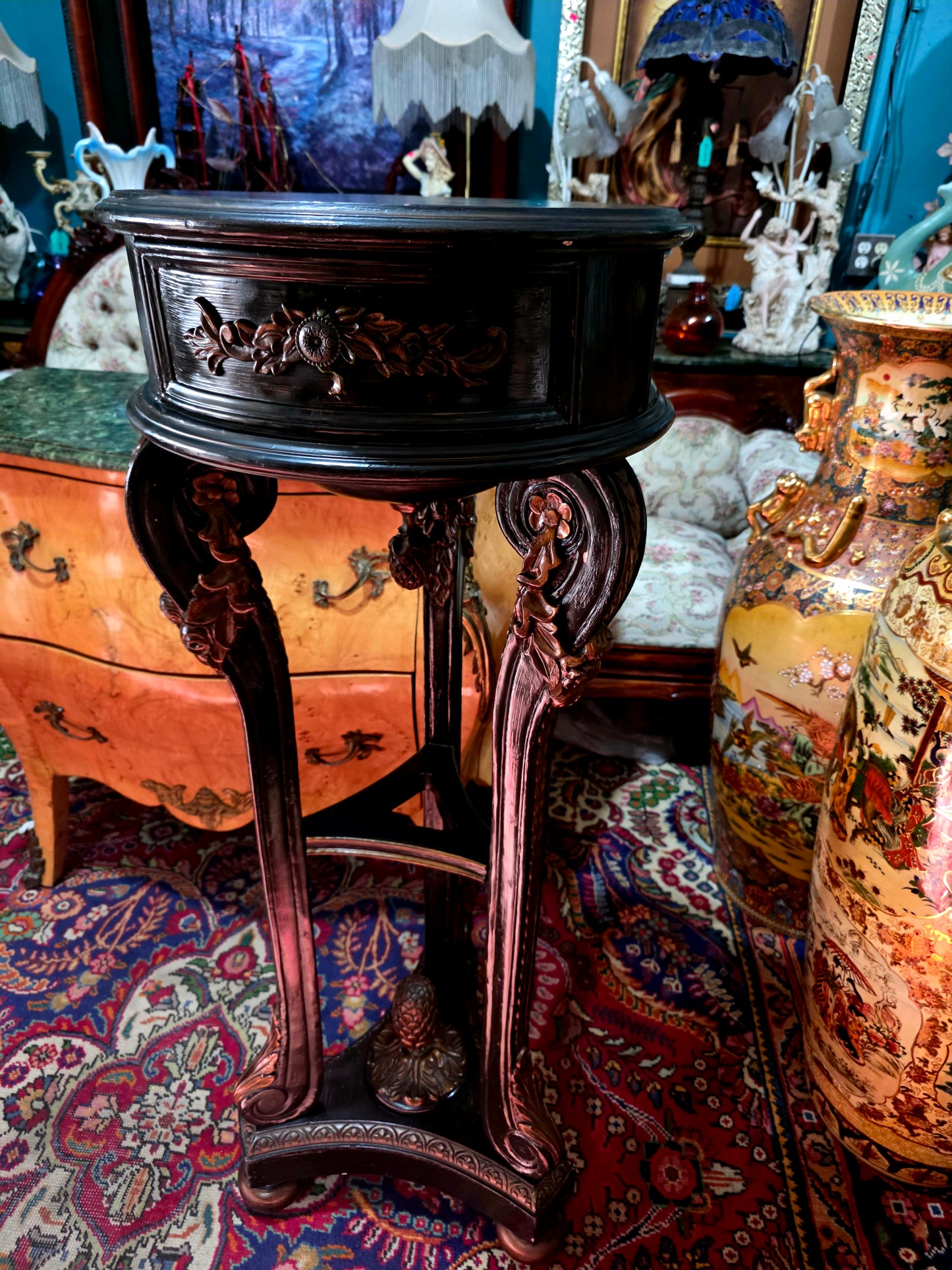 ✨Pedestal de Madera con Cajón Integrado✨