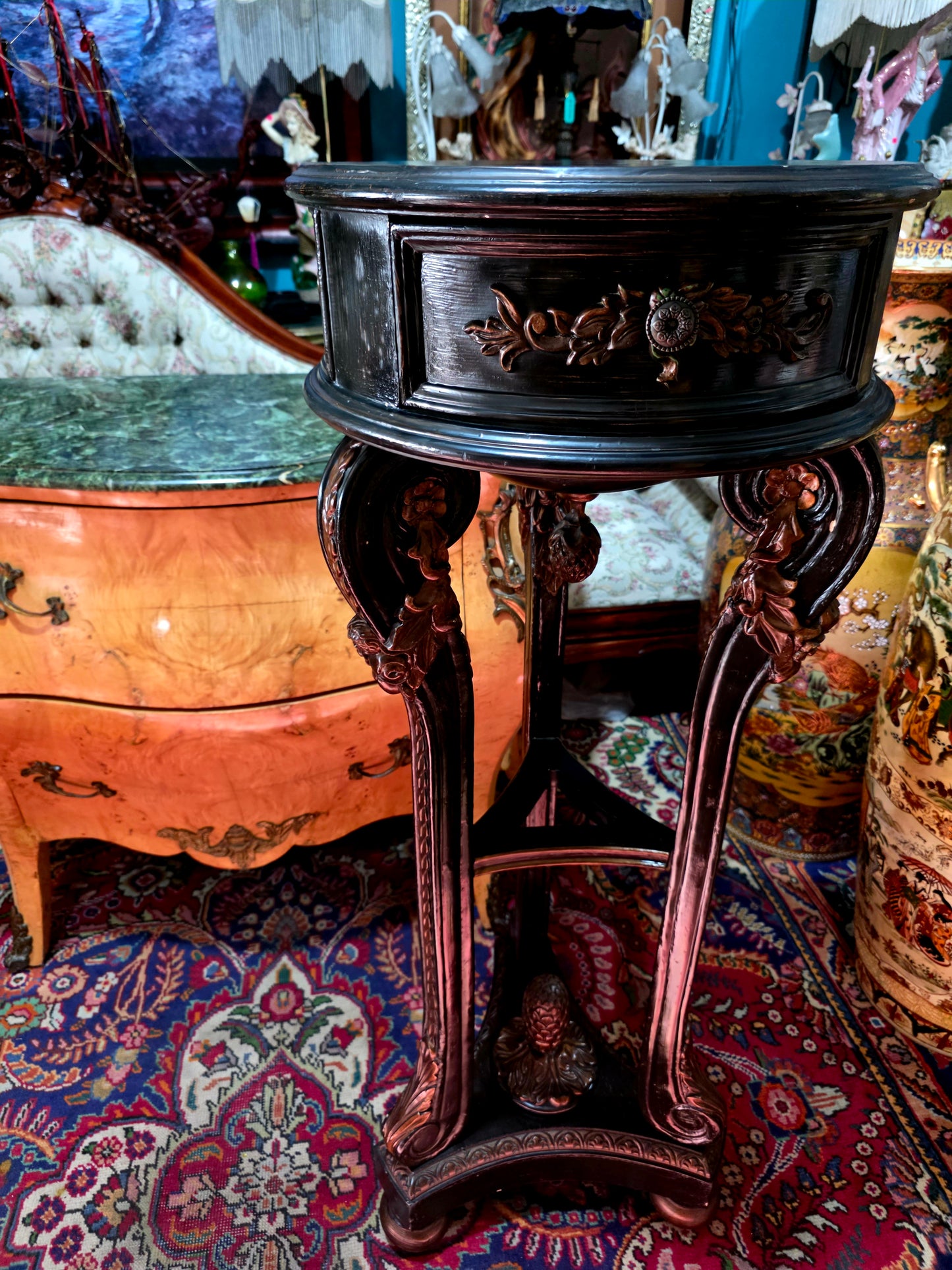 ✨Pedestal de Madera con Cajón Integrado✨