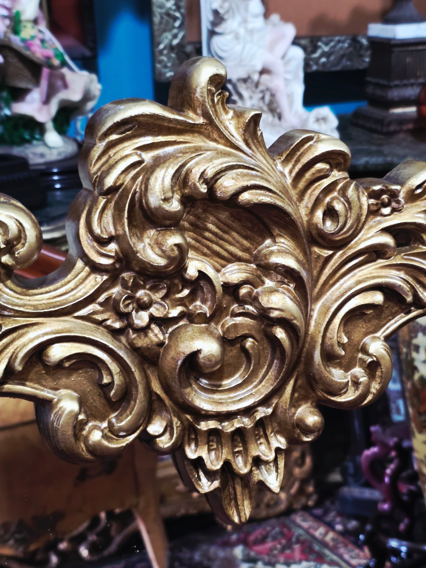 🩷Espejo Rococo Con Decoración de Romeo Y Julieta🩷