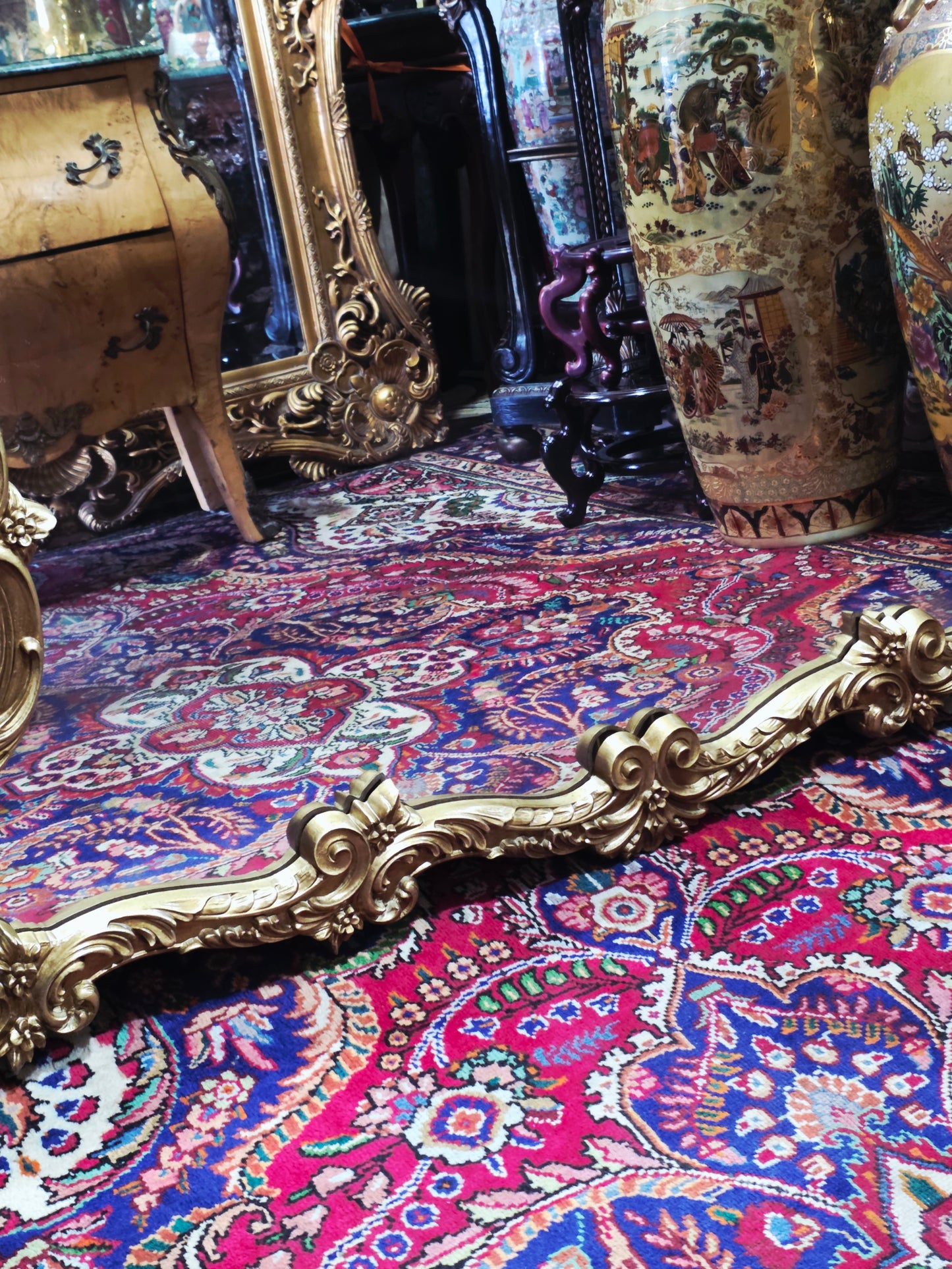 🩷Espejo Rococo Con Decoración de Romeo Y Julieta🩷