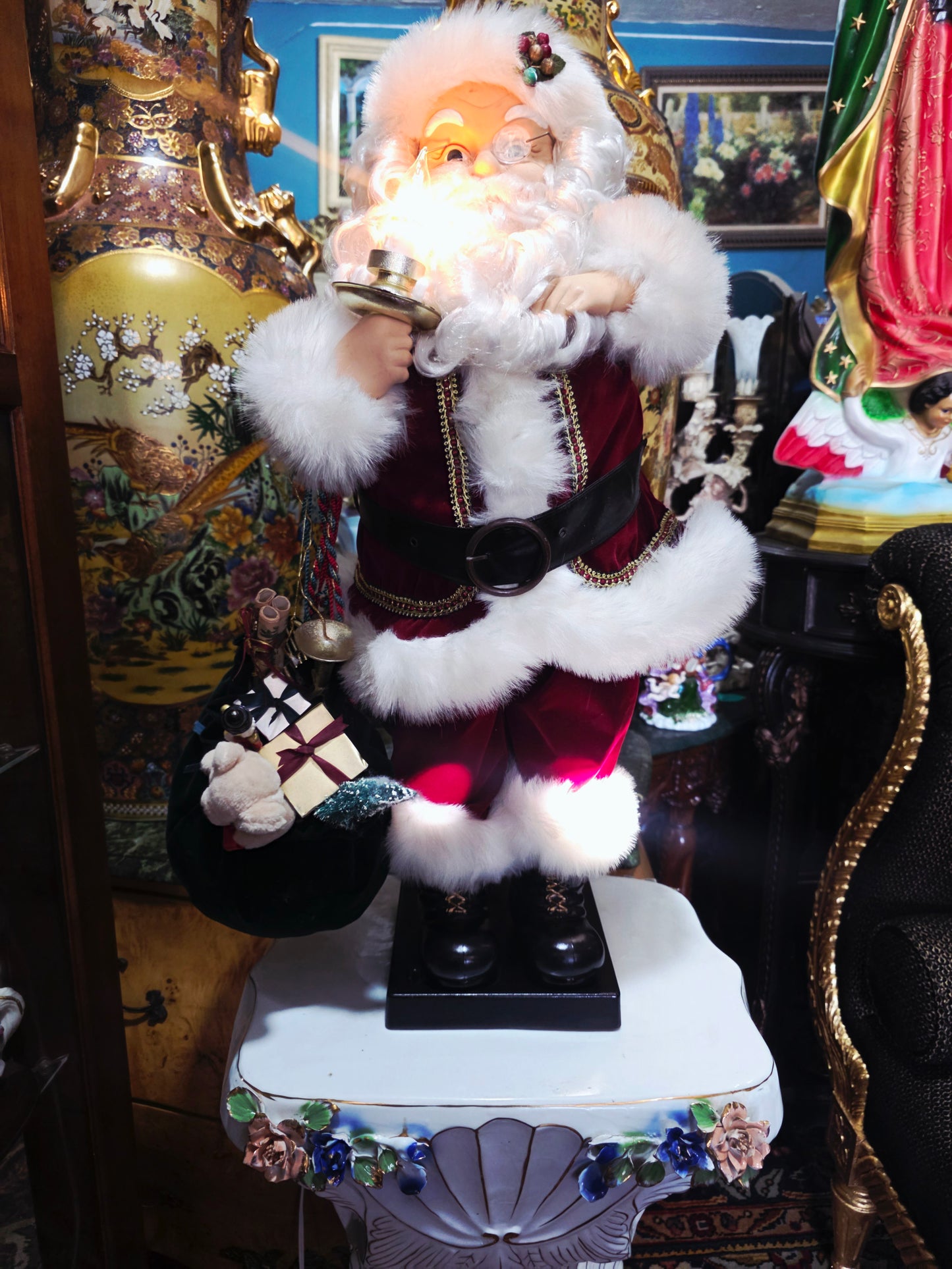 🎅 Vintage Santa Claus Animated Figure – Holiday Creations 1998 🎄