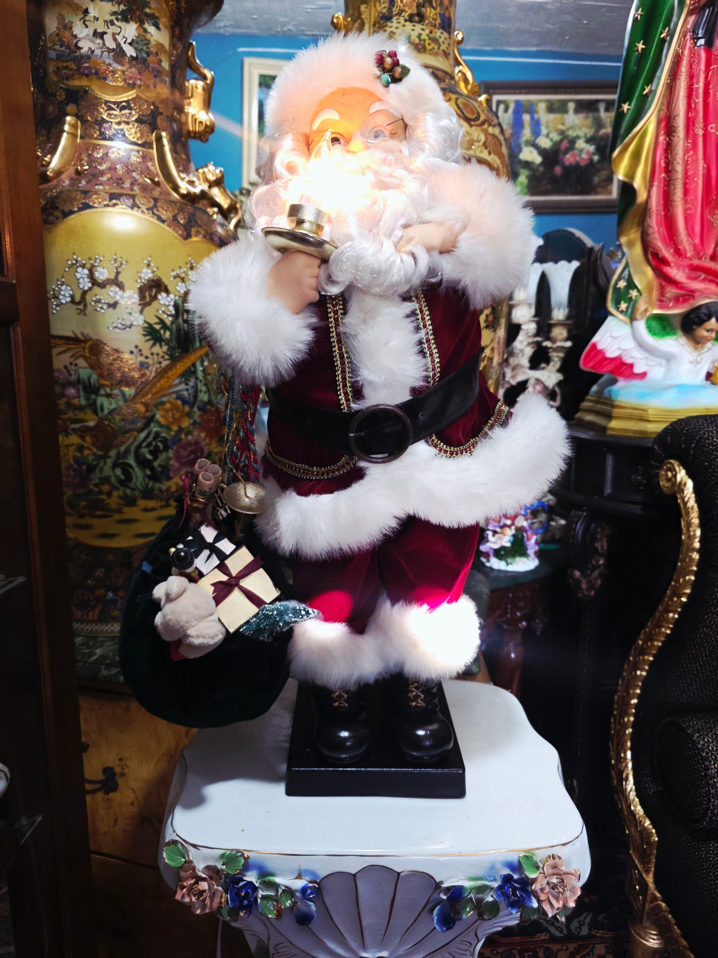 🎅 Vintage Santa Claus Animated Figure – Holiday Creations 1998 🎄