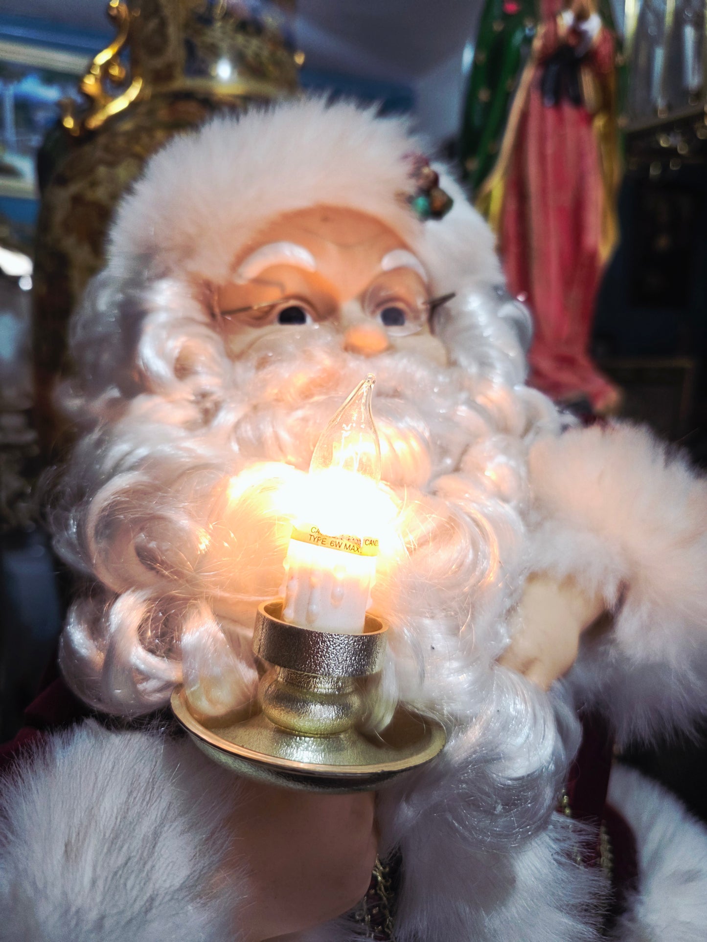 🎅 Vintage Santa Claus Animated Figure – Holiday Creations 1998 🎄