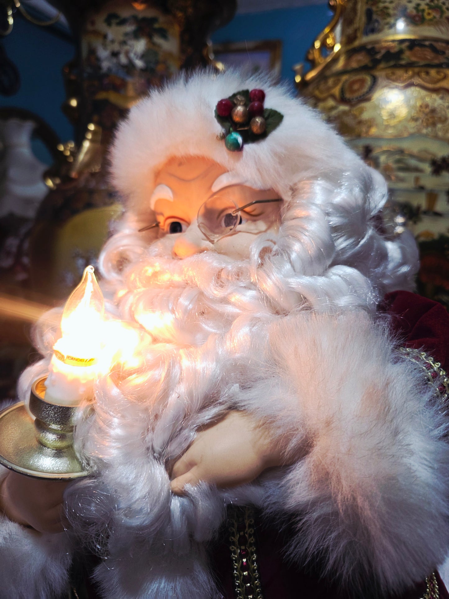 🎅 Vintage Santa Claus Animated Figure – Holiday Creations 1998 🎄