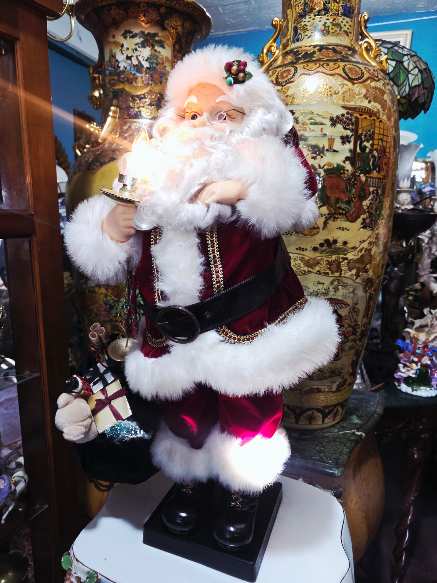 🎅 Vintage Santa Claus Animated Figure – Holiday Creations 1998 🎄