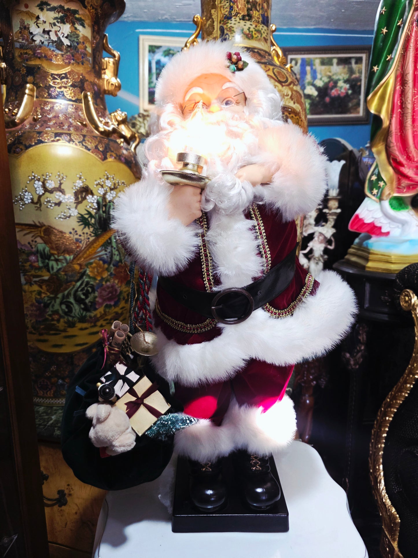 🎅 Vintage Santa Claus Animated Figure – Holiday Creations 1998 🎄