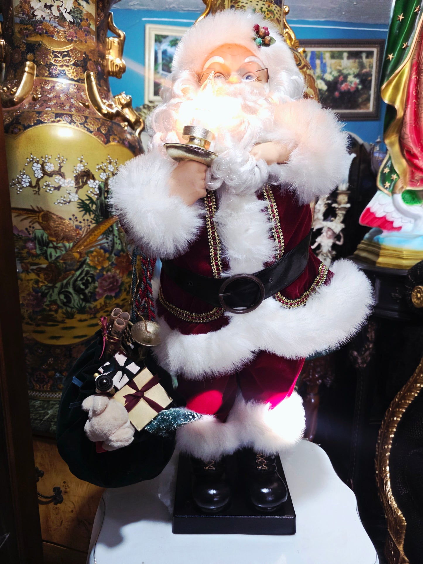 🎅 Vintage Santa Claus Animated Figure – Holiday Creations 1998 🎄